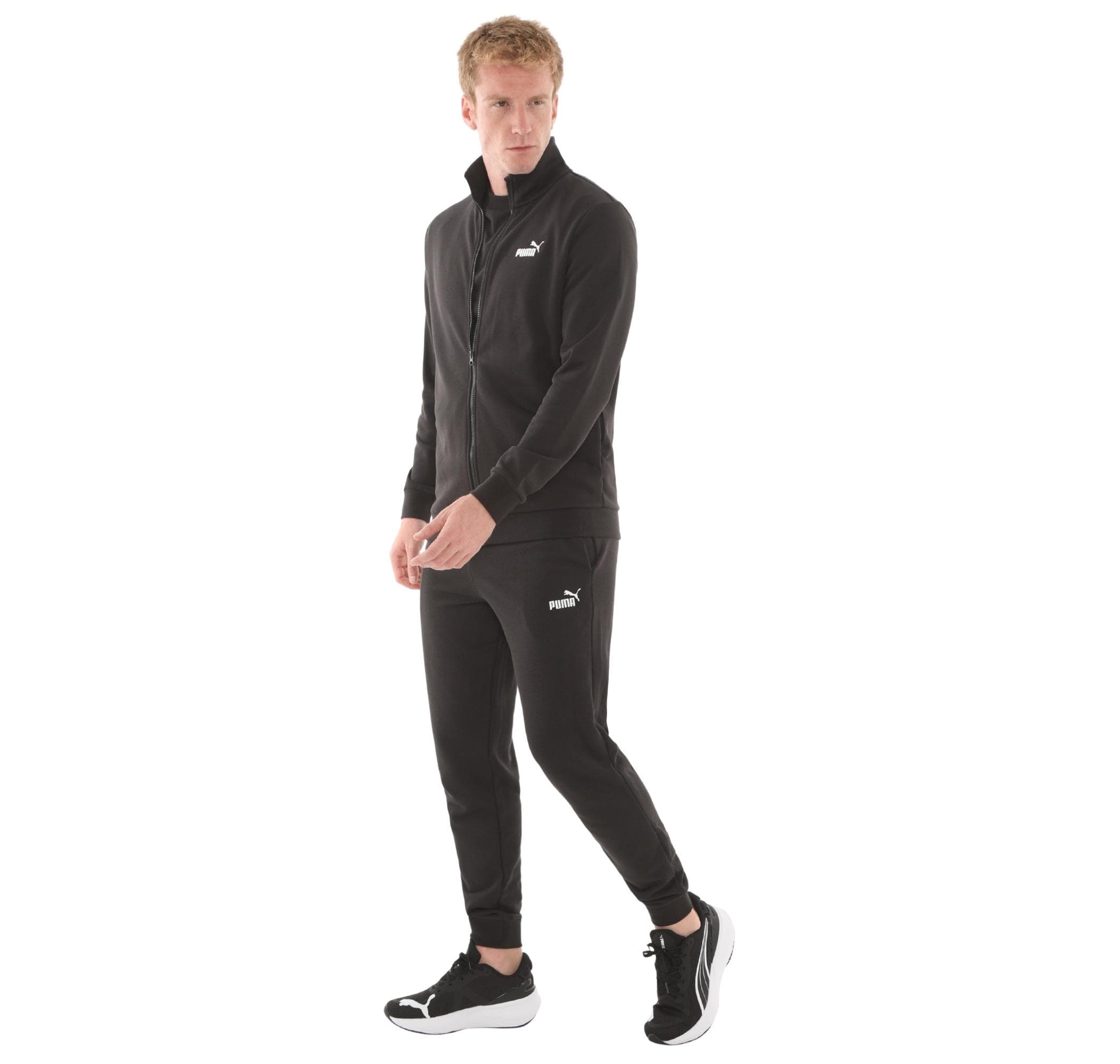 Puma Puma Ess Sweat Suit Erkek Eşofman Takımı Siyah - 4