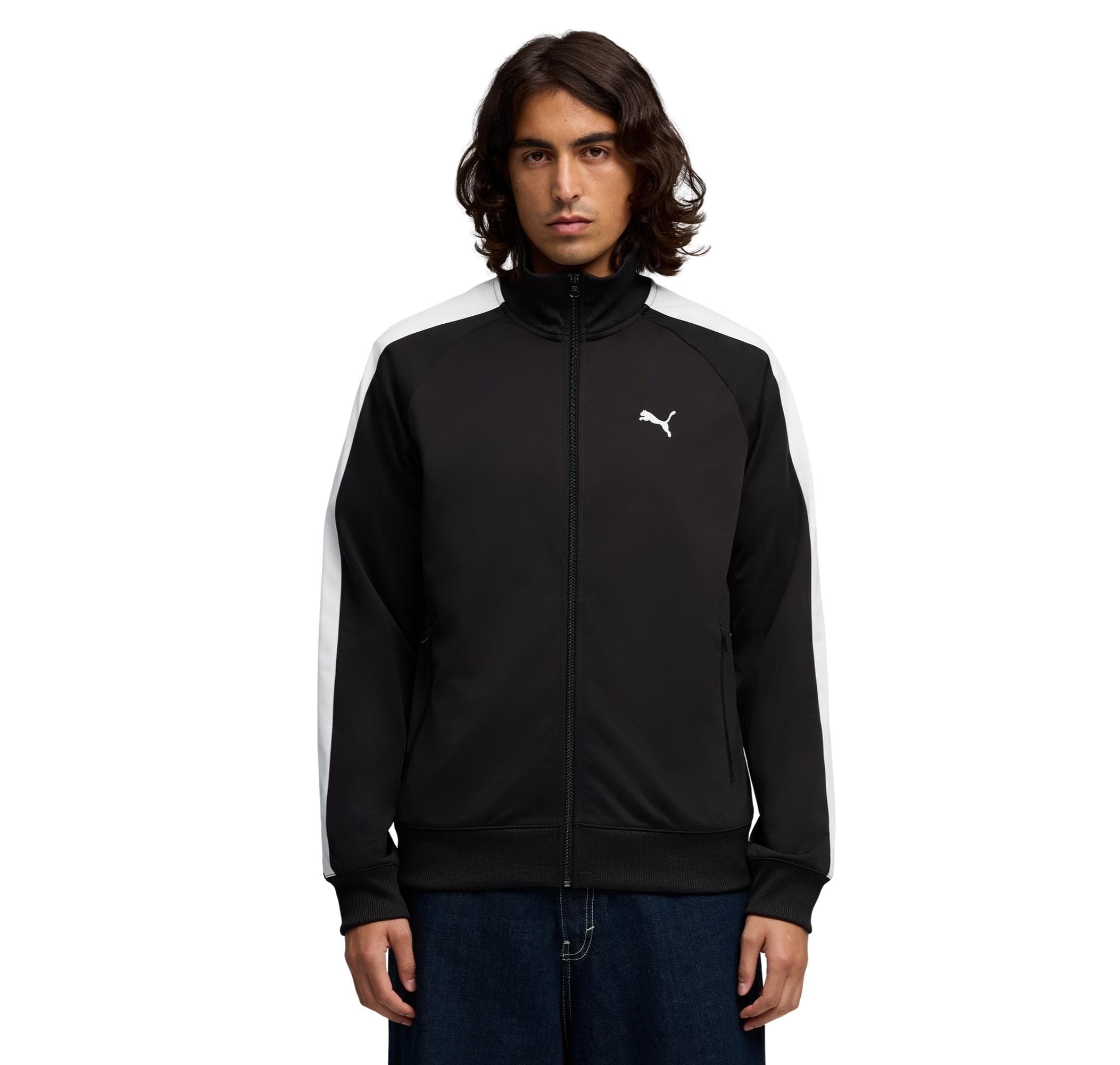 Puma Puma Ess T7 Poly Track Jacket Erkek Ceket Siyah