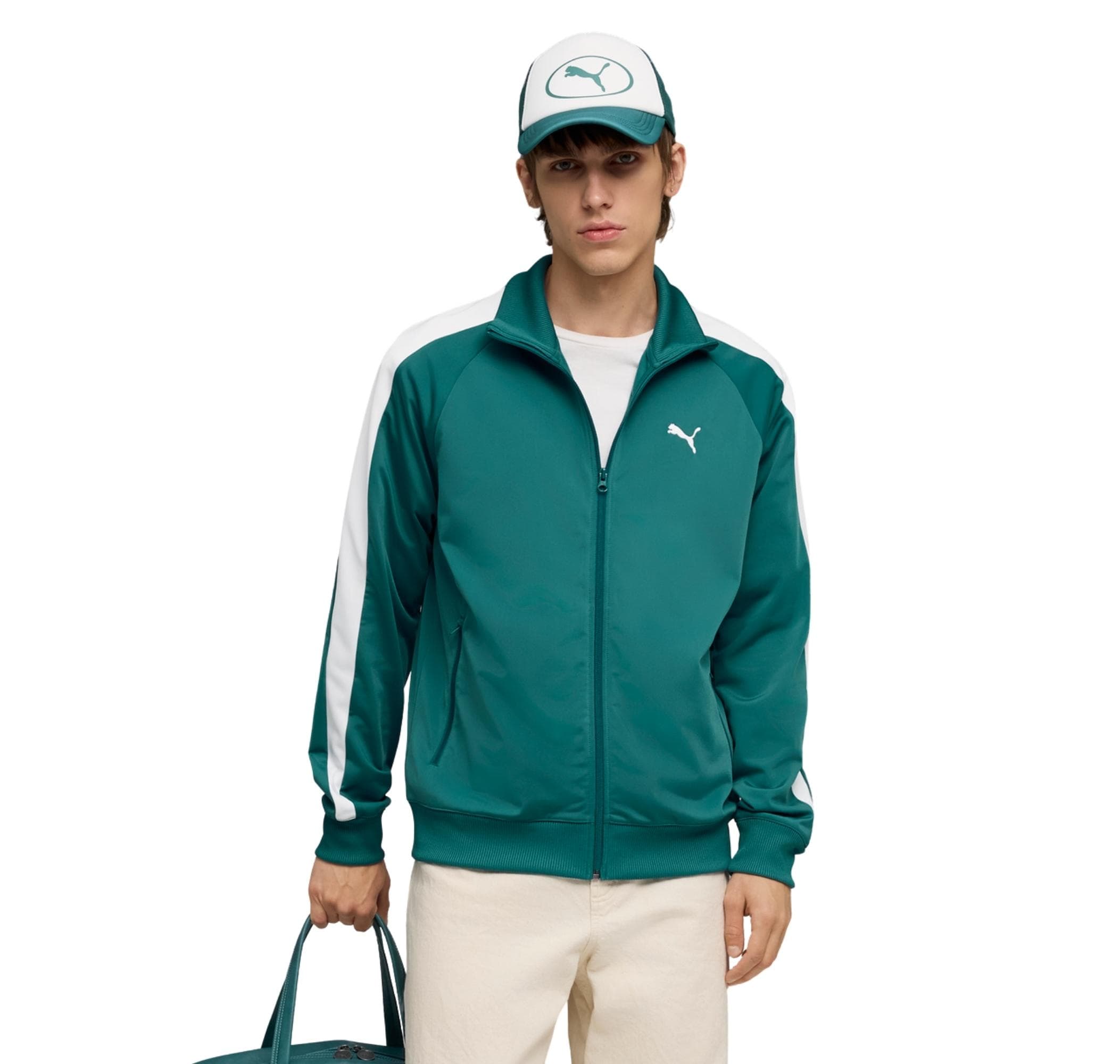 Puma Puma Ess T7 Poly Track Jacket Erkek Ceket Yeşil - 2