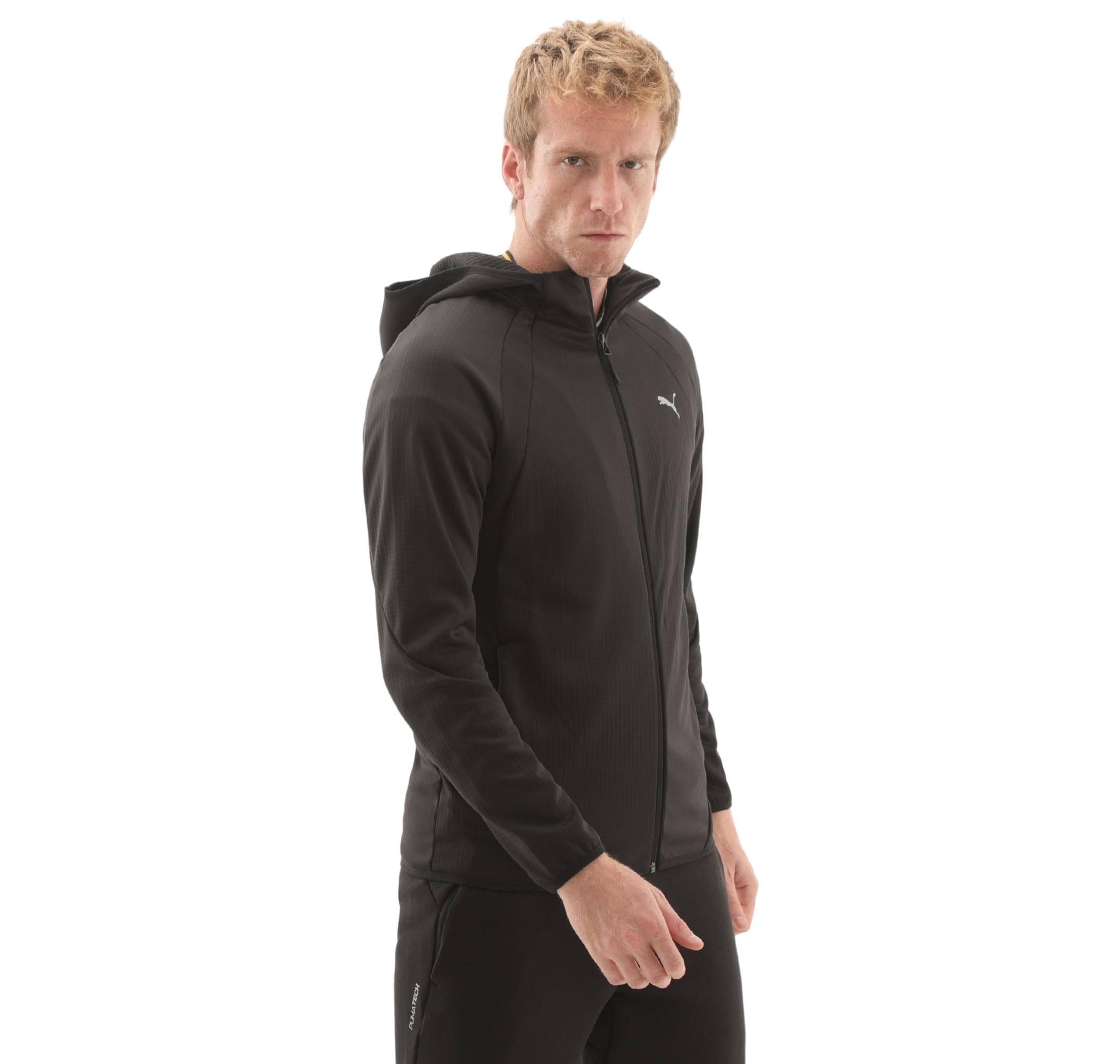 Puma Puma Evostrıpe Warm Fz Hoodie Erkek Mont Siyah - 3