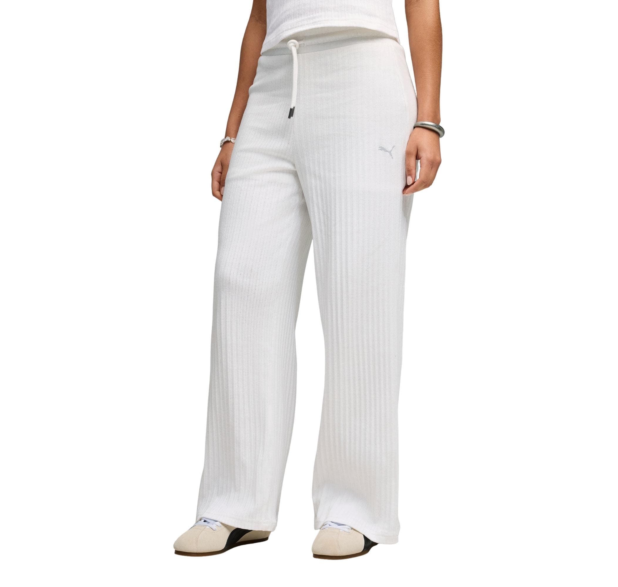 Puma Puma Her Comfort High-Waist Wide Kadın Eşofman Altı Beyaz - 2