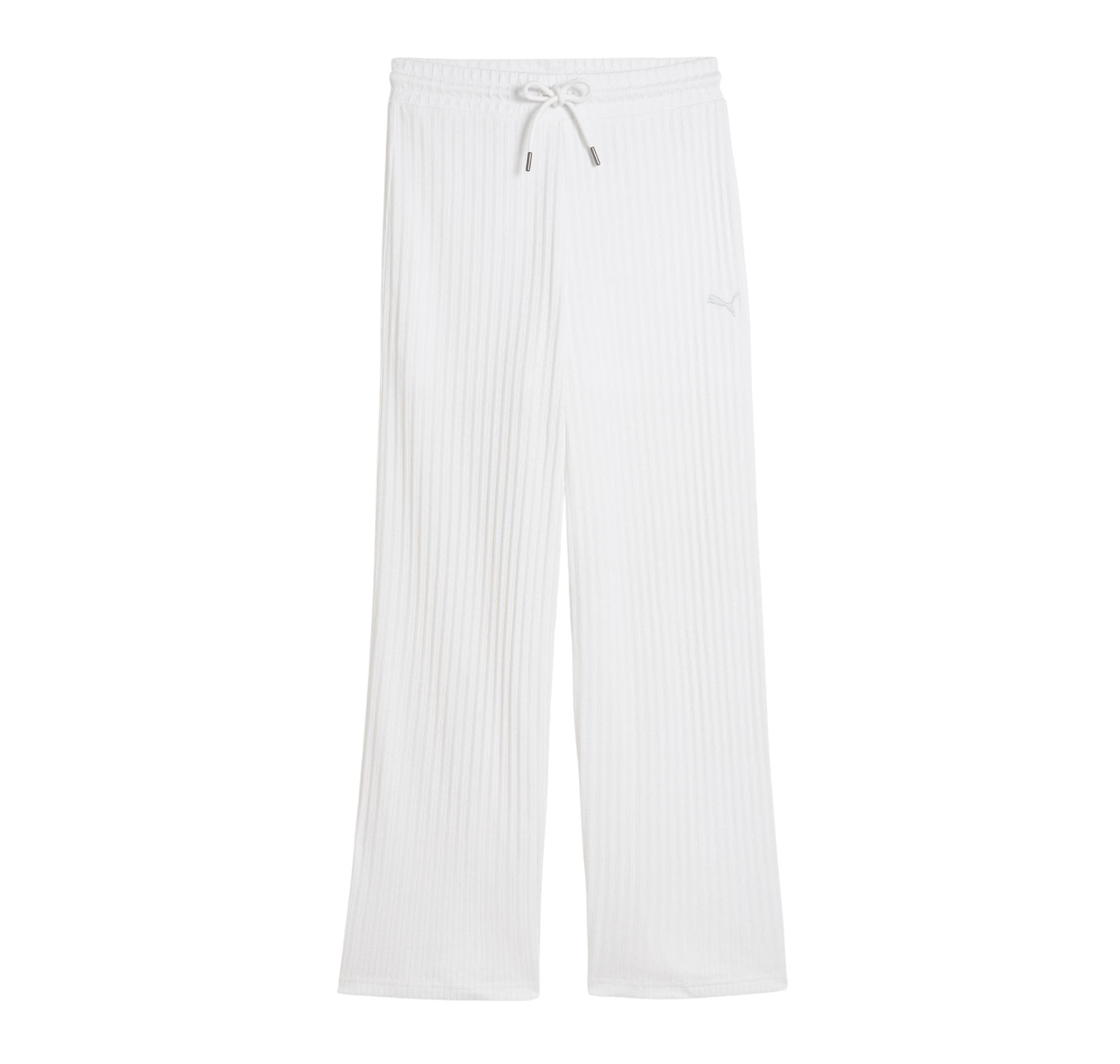 Puma Puma Her Comfort High-Waist Wide Kadın Eşofman Altı Beyaz - 4