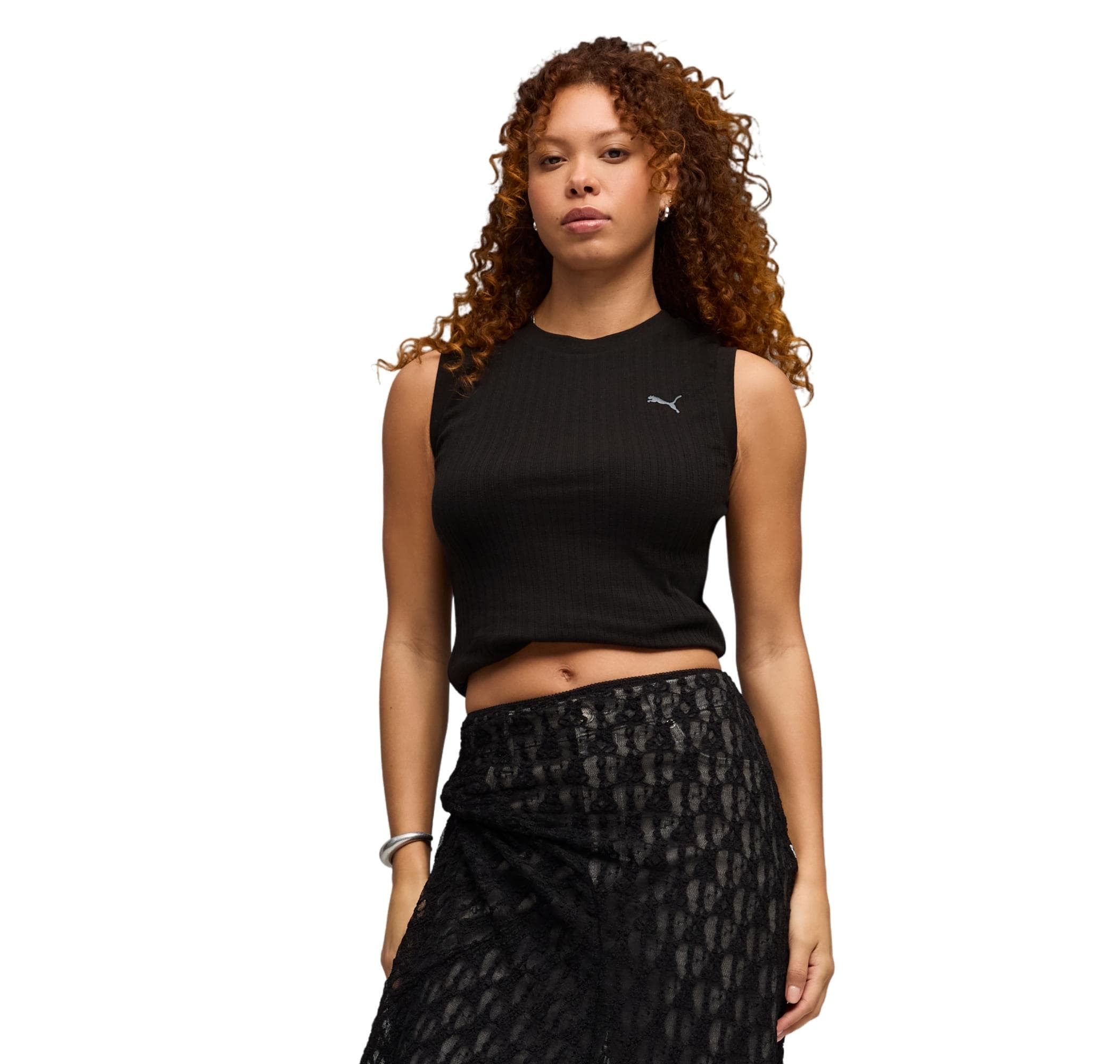 Puma Puma Her Tank Kadın T-Shirt Siyah