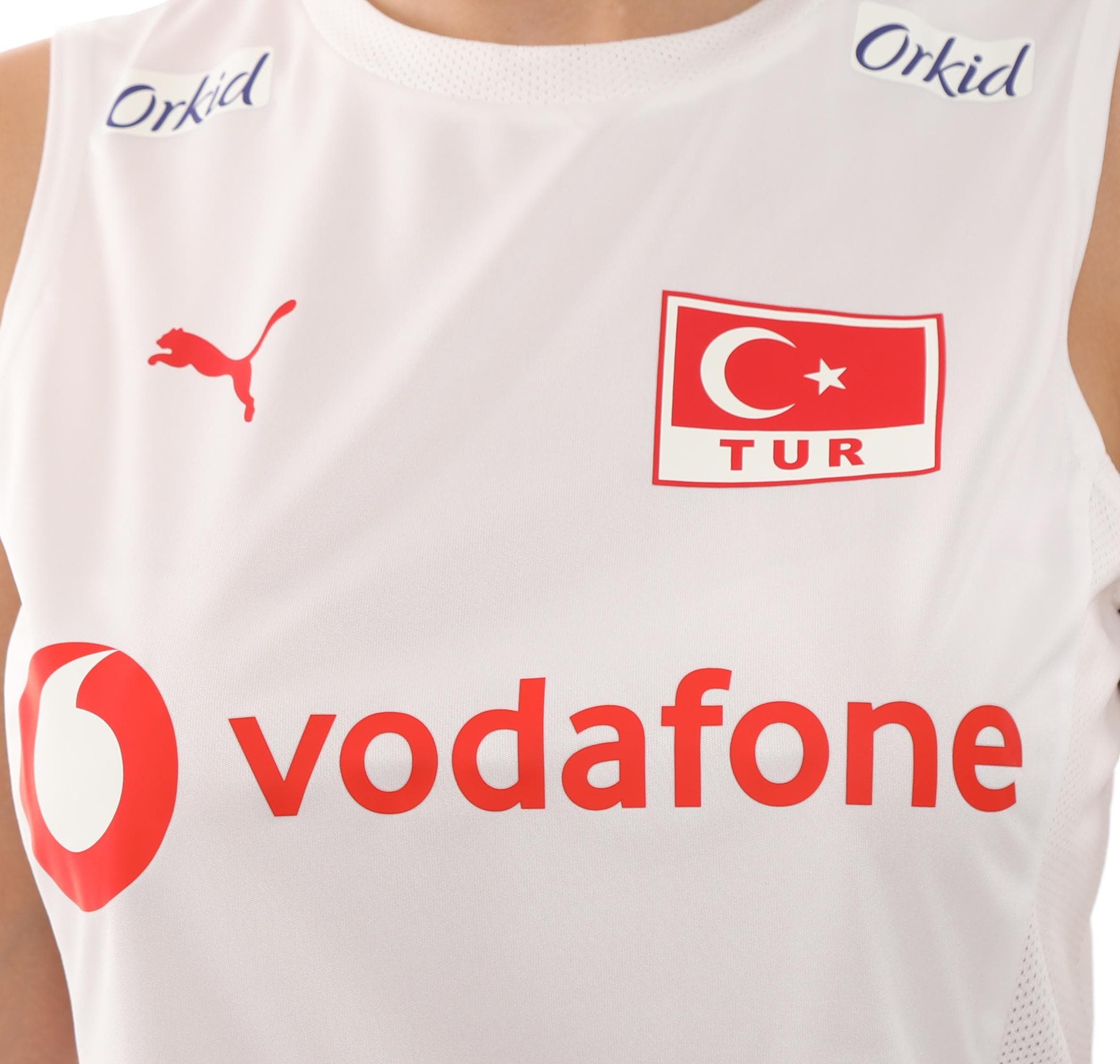 Puma Puma Kadın Türkiye Voleybol Milli Takım Kadın Forması Beyaz - 5