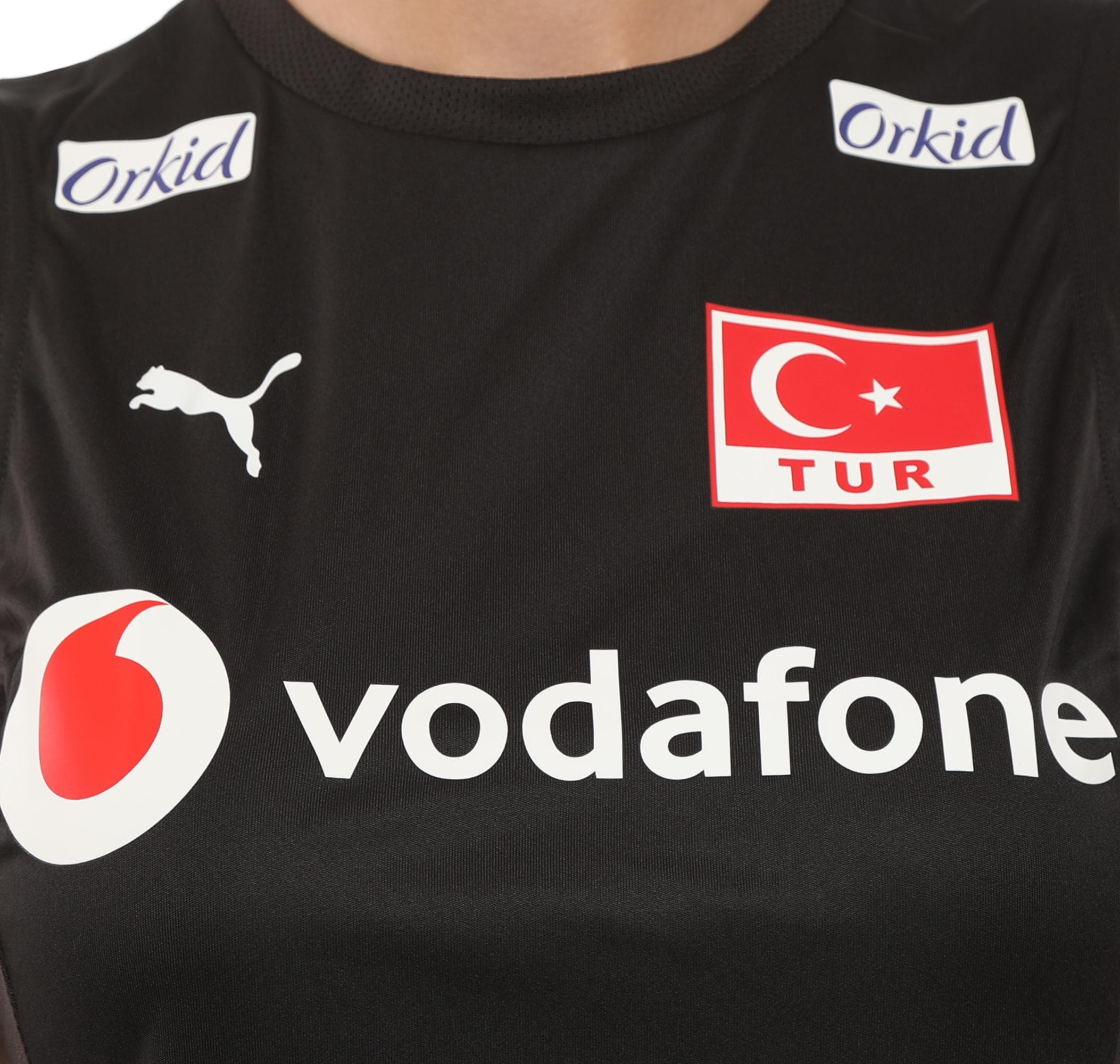 Puma Puma Kadın Türkiye Voleybol Milli Takım Kadın Forması Siyah - 5