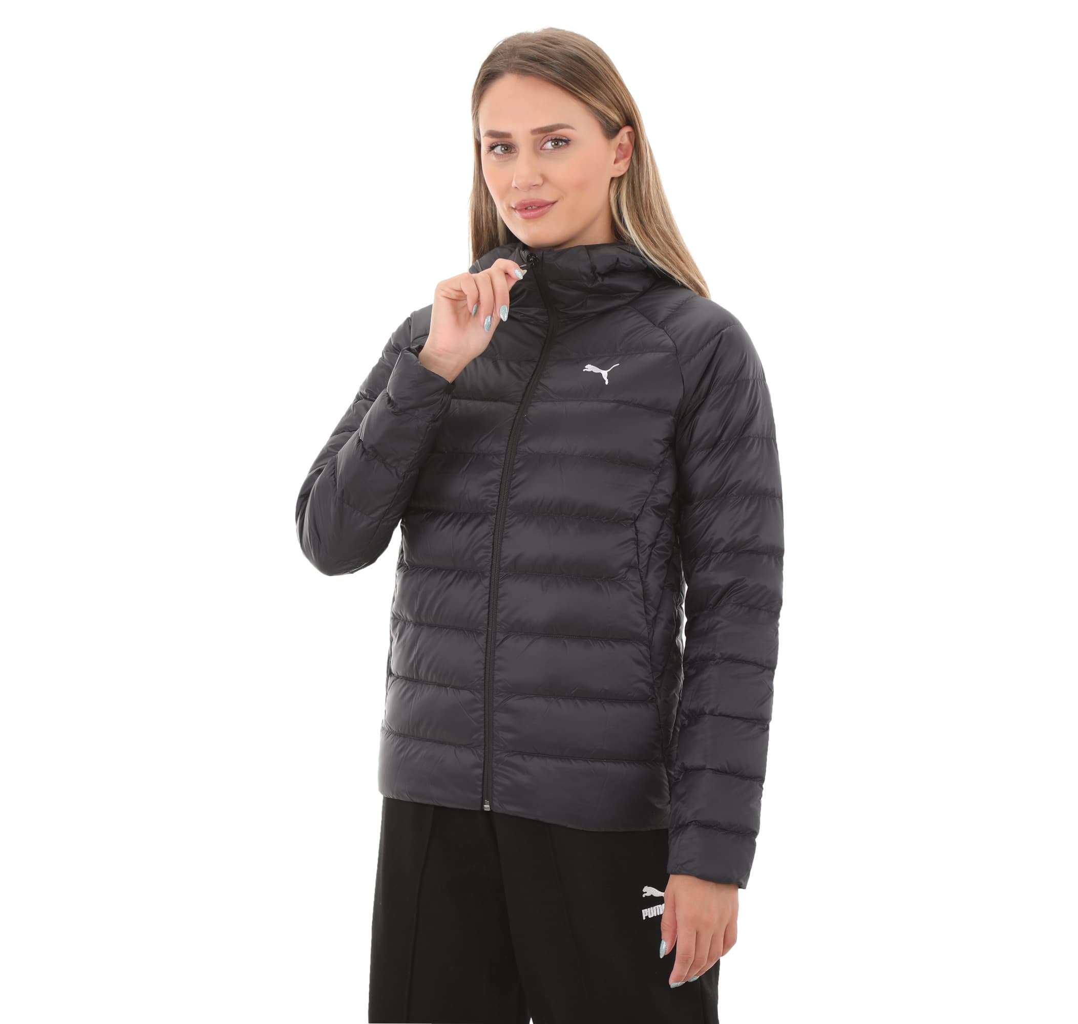 Puma Puma Packlıte Hooded Down Jacket Kadın Mont Siyah - 2