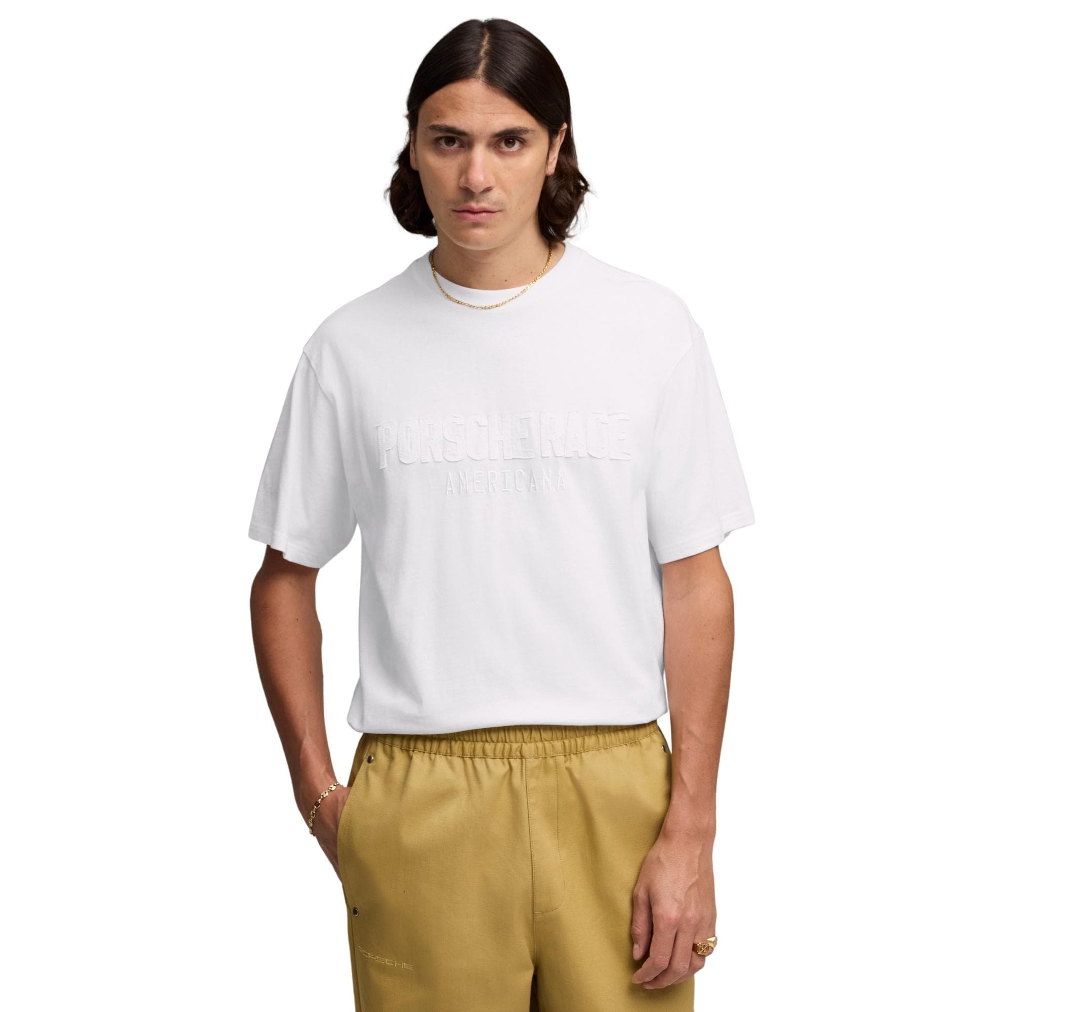 Puma Puma Pl Lifestyle Tee Erkek T-Shirt Beyaz