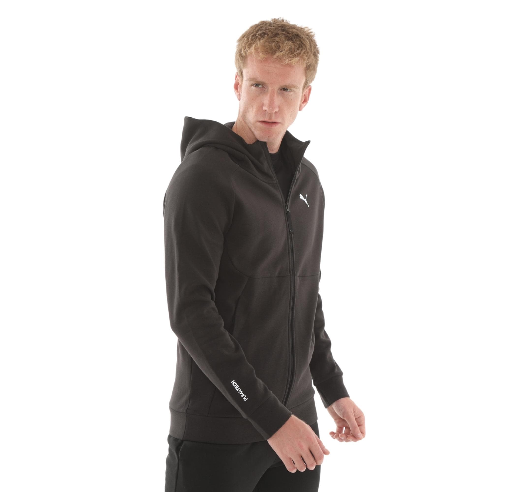 Puma Puma Pumatech Fz Hoodie Erkek Ceket Siyah - 2