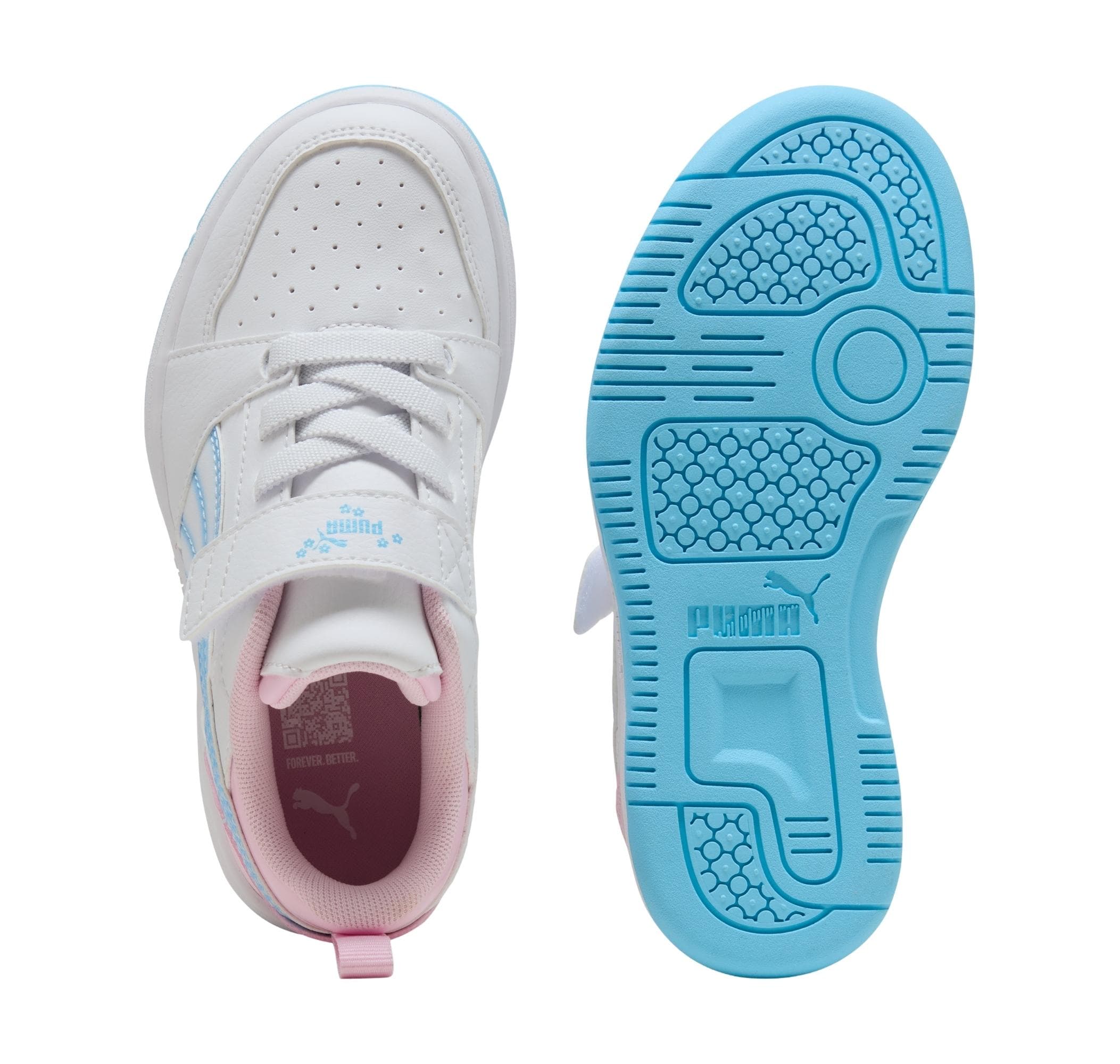 Puma Puma Rebound V6 Lojelly Heaven Ac Ps Çocuk Spor Ayakkabı Beyaz - 6
