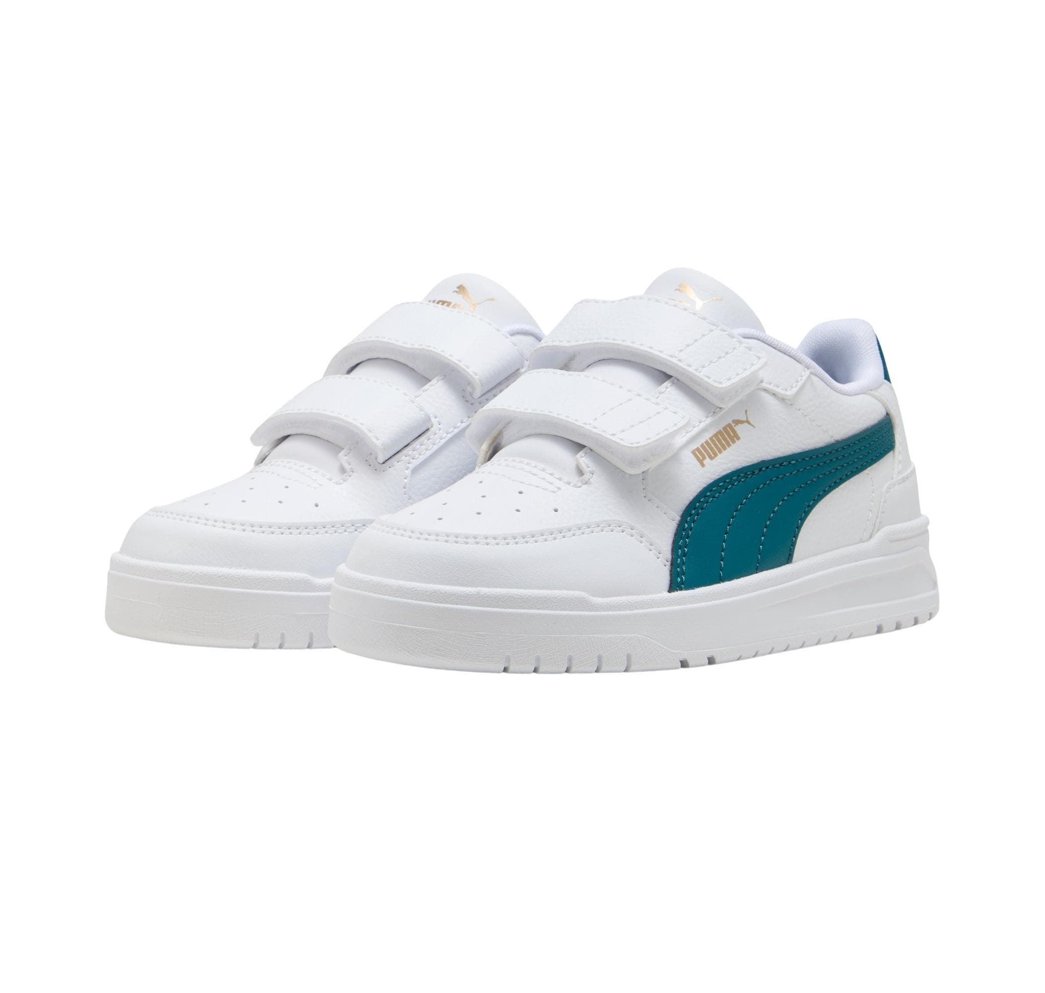 Puma Puma Shuffle Downtown Lo V Ps Çocuk Spor Ayakkabı Beyaz - 2