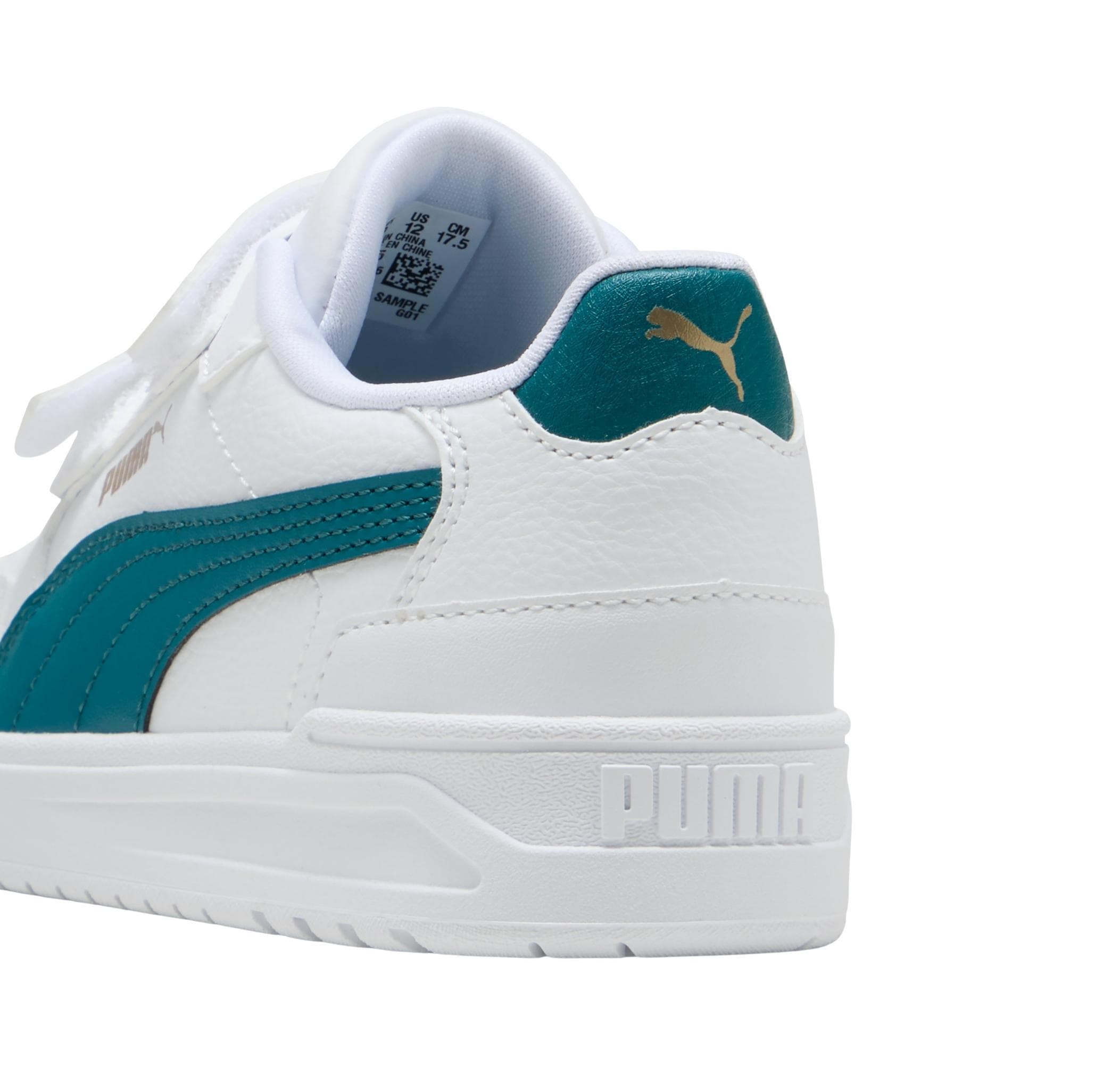 Puma Puma Shuffle Downtown Lo V Ps Çocuk Spor Ayakkabı Beyaz - 5