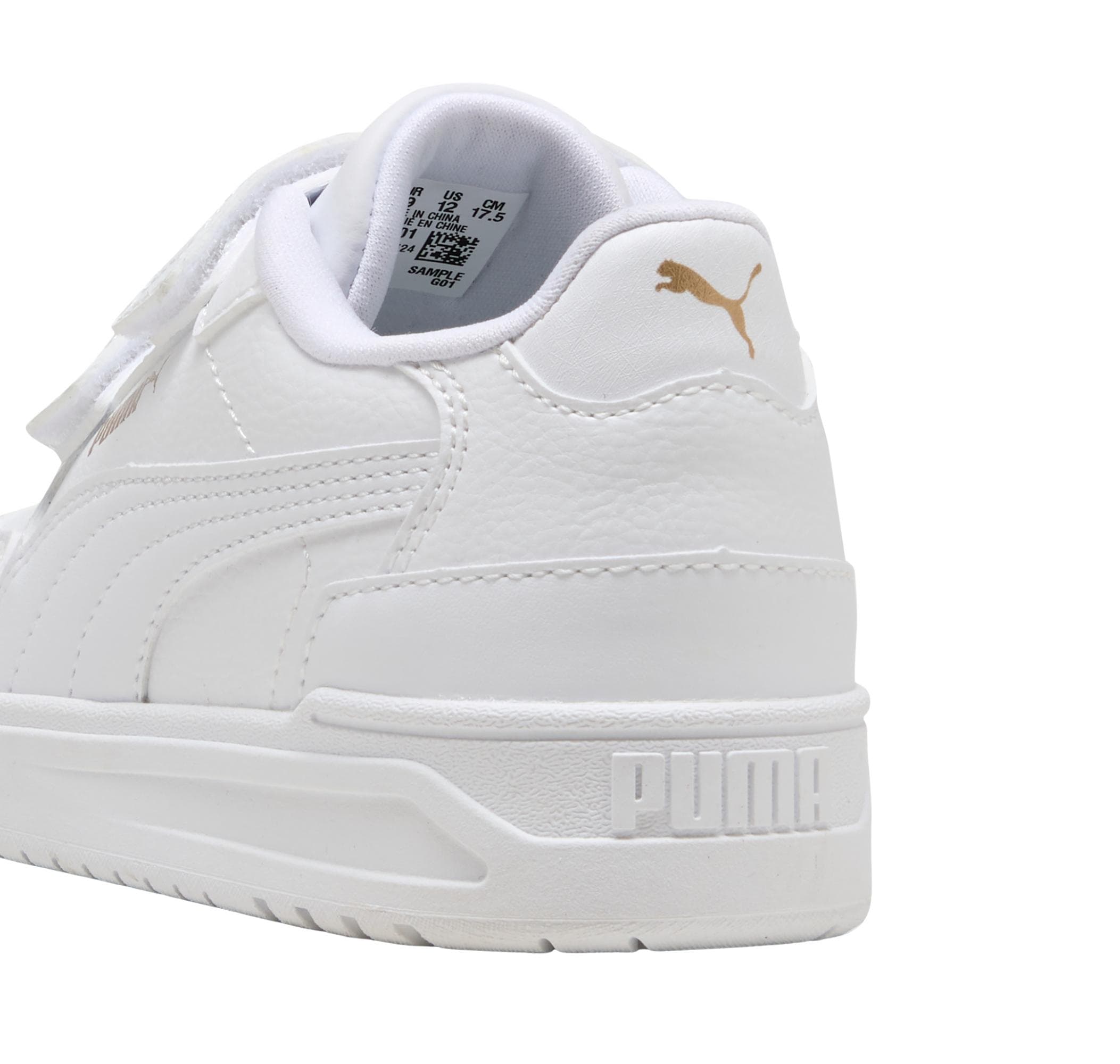 Puma Puma Shuffle Downtown Lo V Ps Çocuk Spor Ayakkabı Beyaz - 5