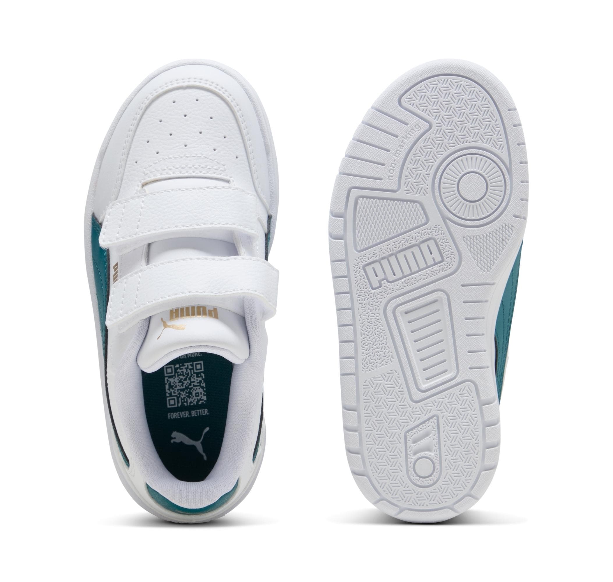 Puma Puma Shuffle Downtown Lo V Ps Çocuk Spor Ayakkabı Beyaz - 6