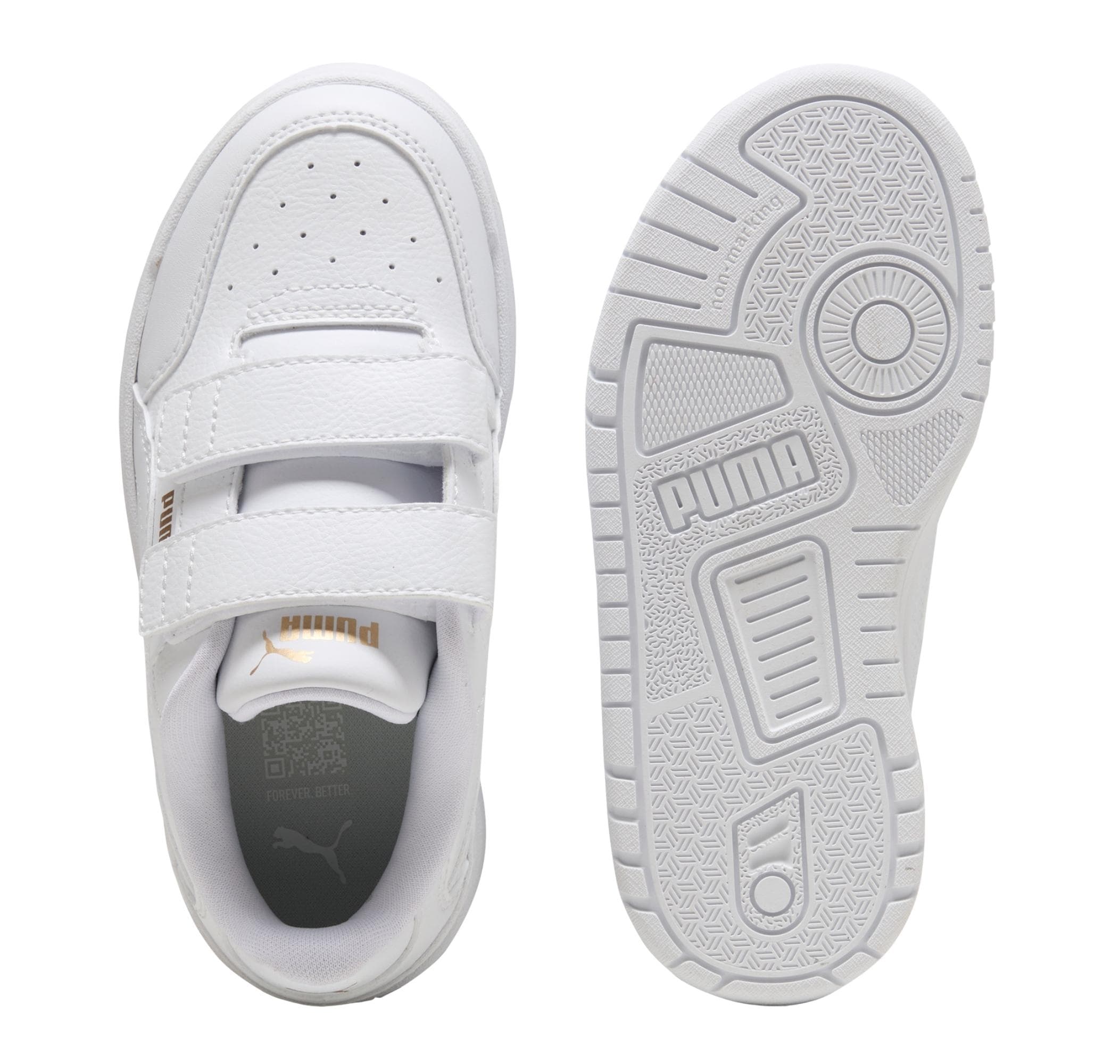 Puma Puma Shuffle Downtown Lo V Ps Çocuk Spor Ayakkabı Beyaz - 6