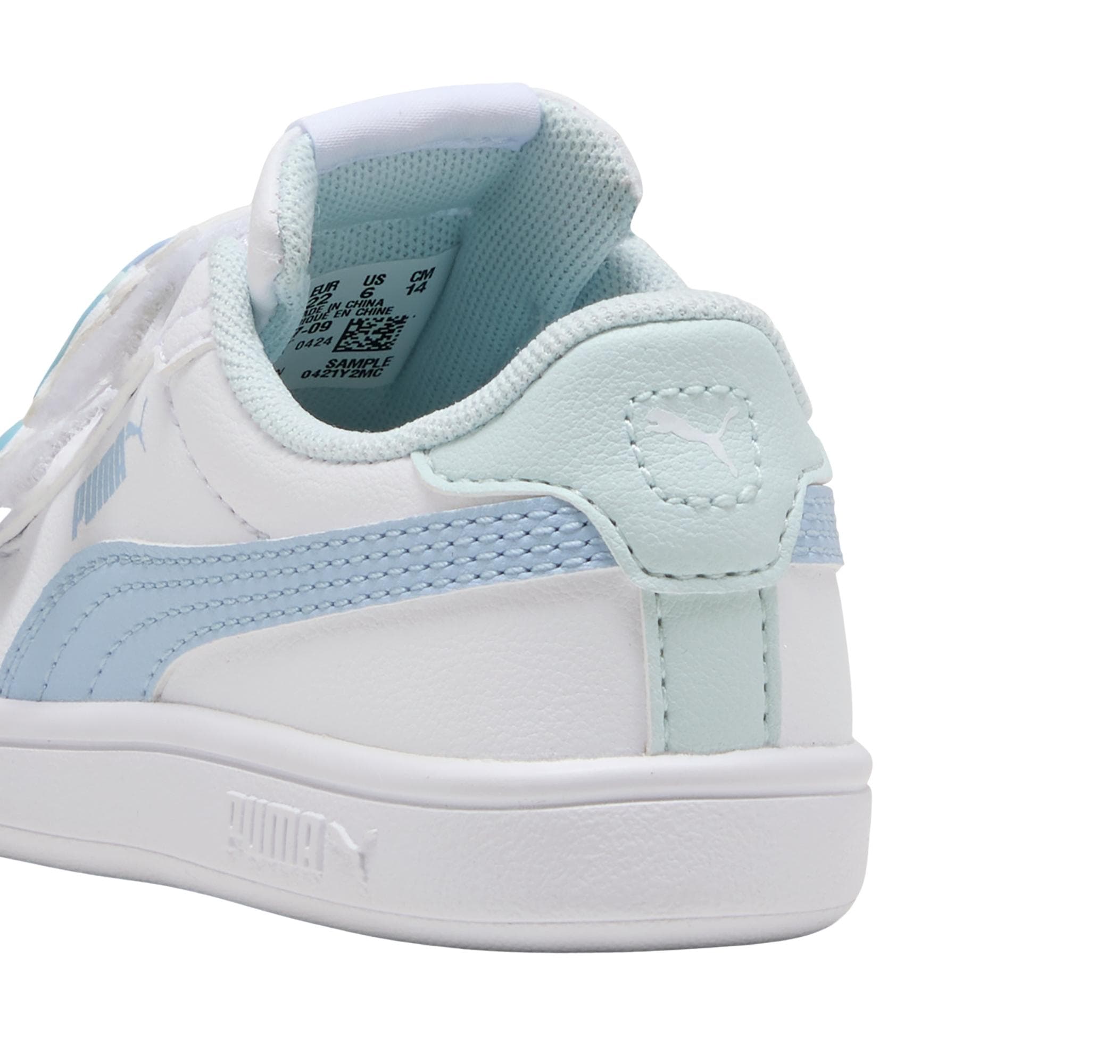 Puma Puma Smash 3.0 Badges V Inf Bebek Spor Ayakkabı Beyaz - 5