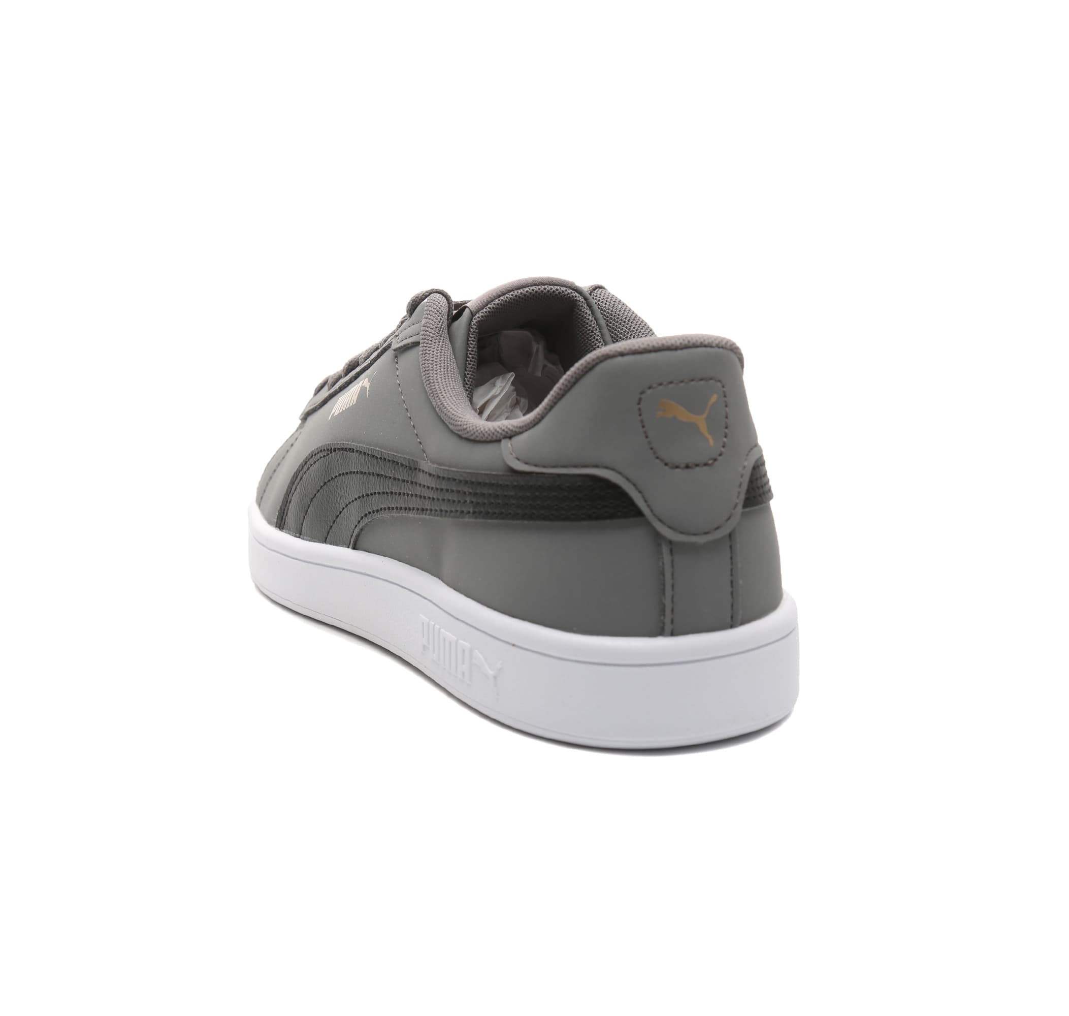 Puma Puma Smash 3.0 Buck Erkek Spor Ayakkabı Gri - 3