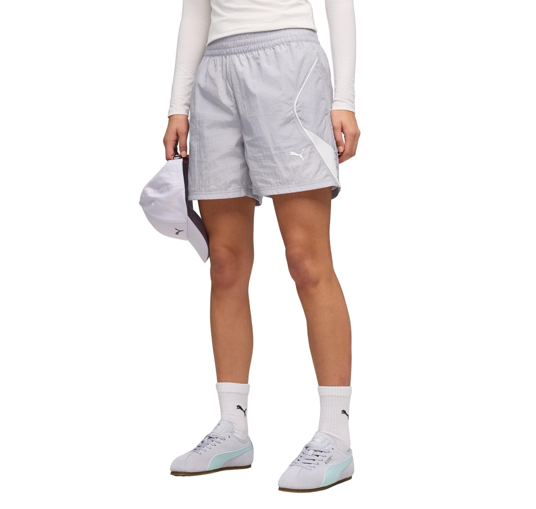 Puma Puma Sport Woven Shorts Kadın Şort Ve Kapri Gri - 2