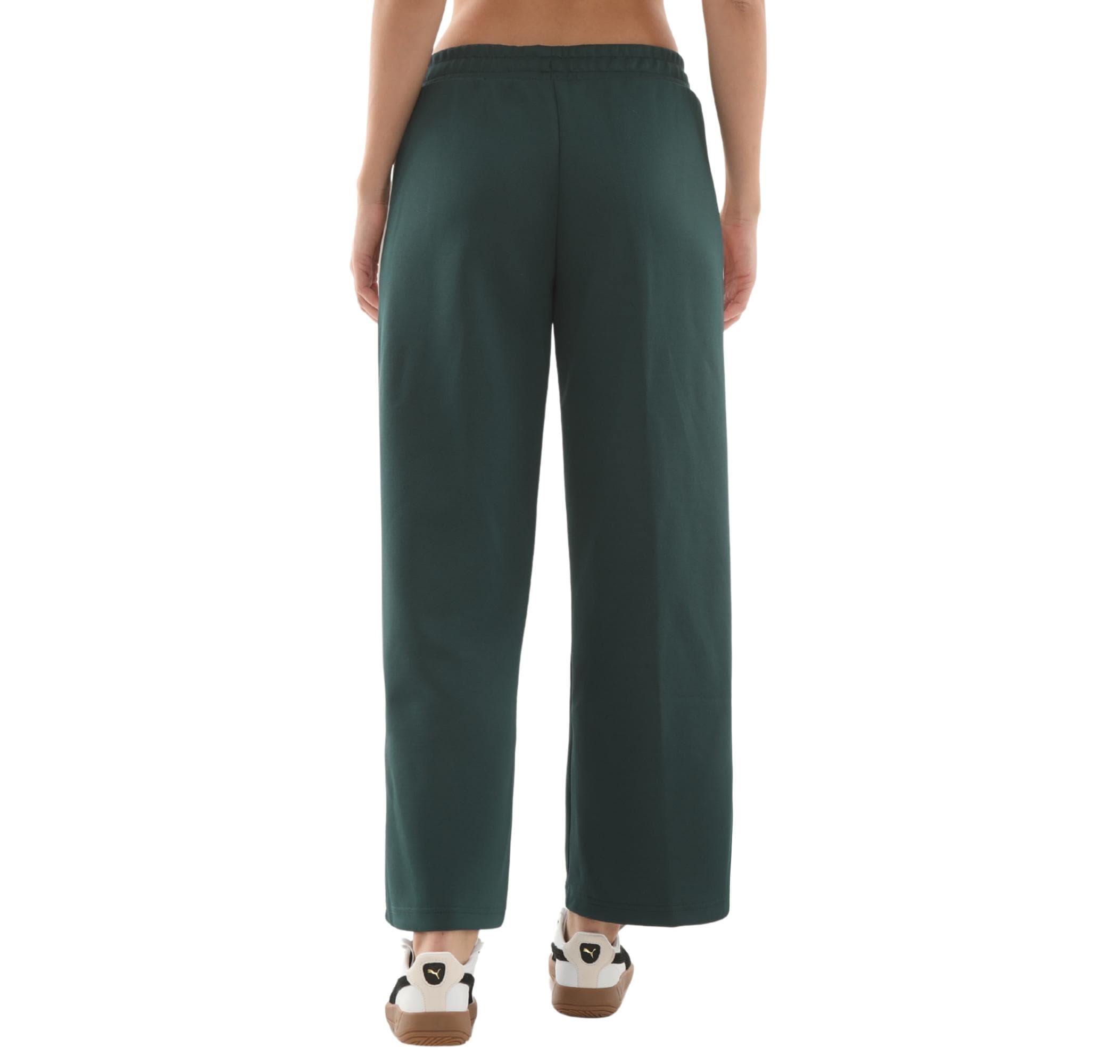 Puma Puma T7 Low Rise Track Pants Kadın Eşofman Altı Yeşil - 4