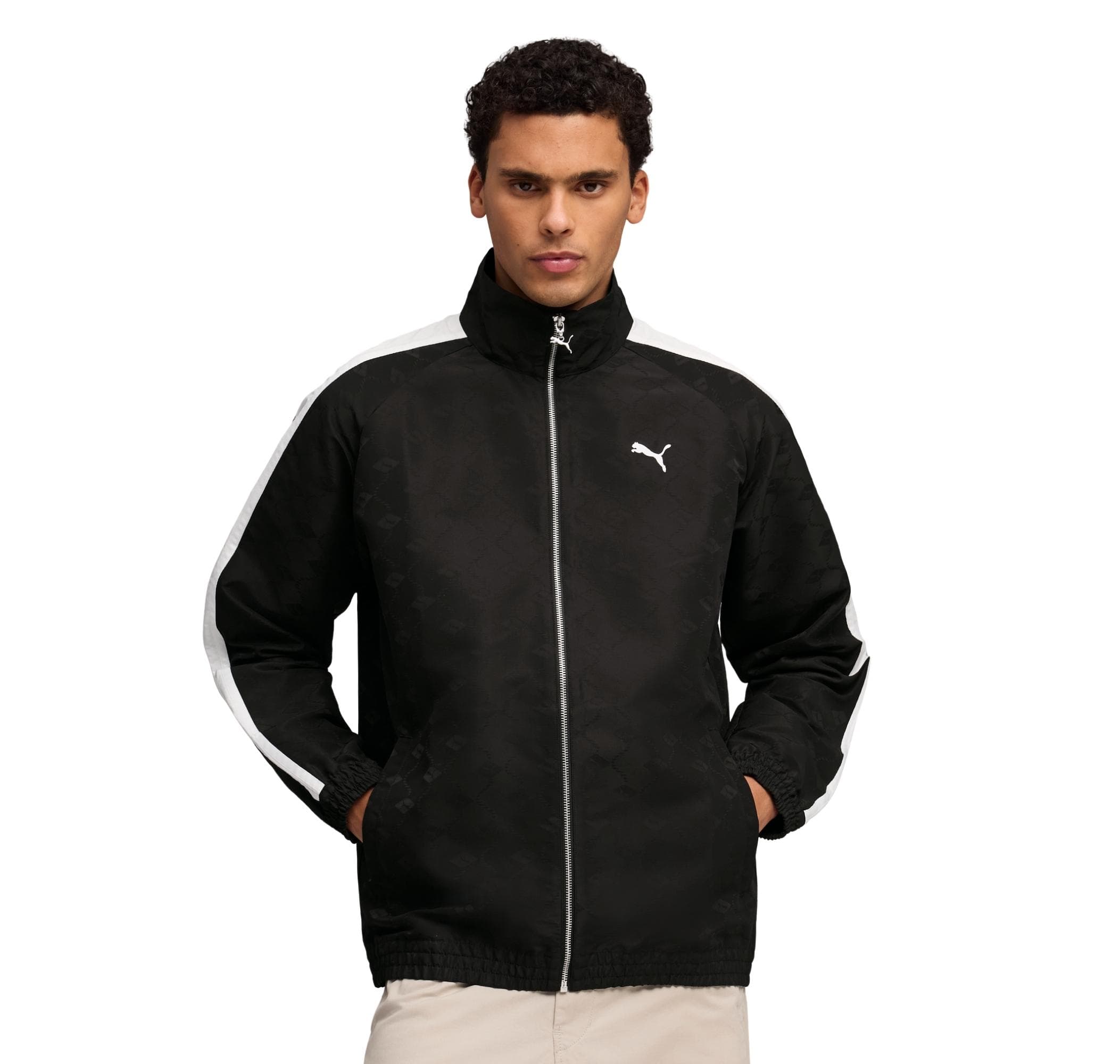 Puma Puma T7 Track Jacket Woven Erkek Ceket Siyah
