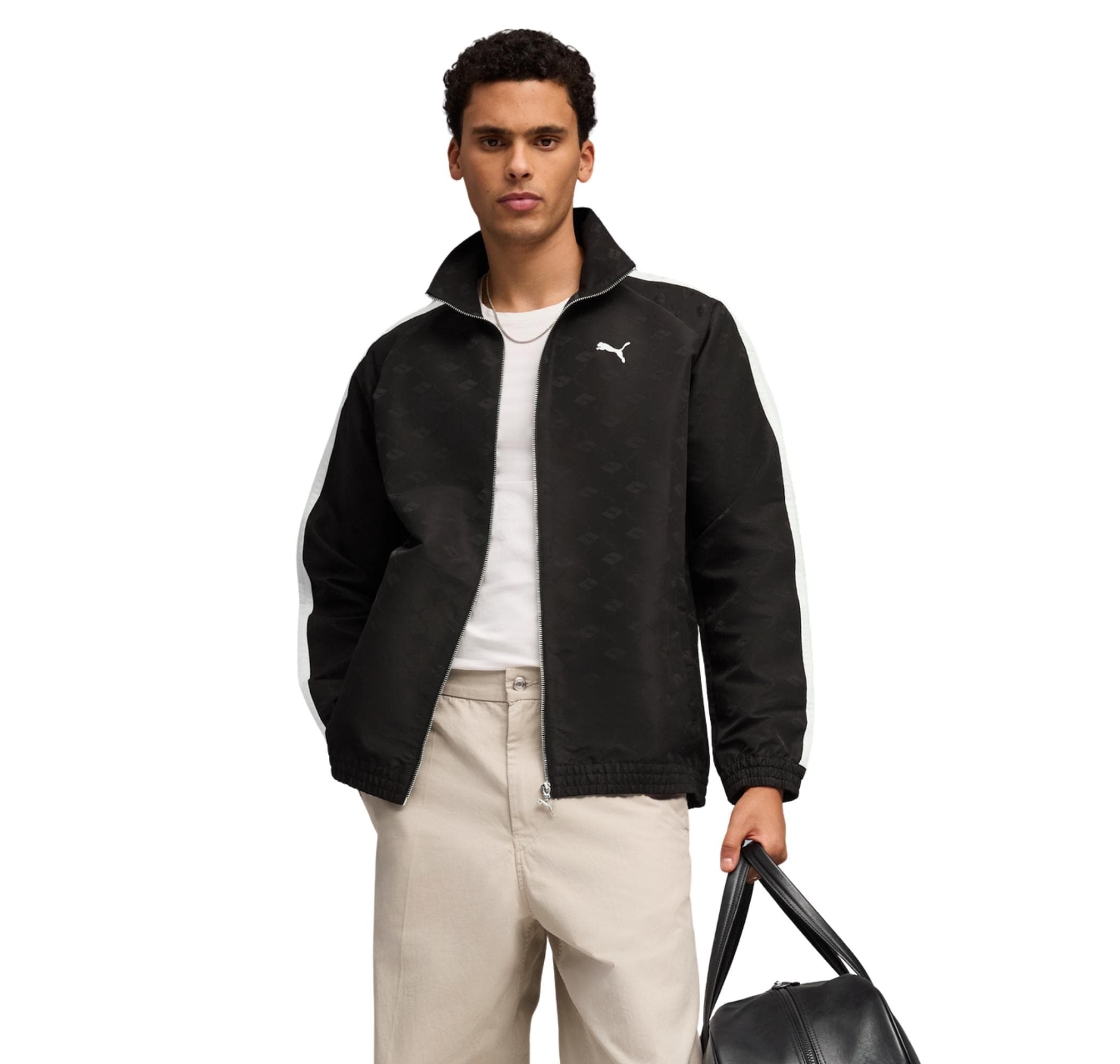 Puma Puma T7 Track Jacket Woven Erkek Ceket Siyah - 2