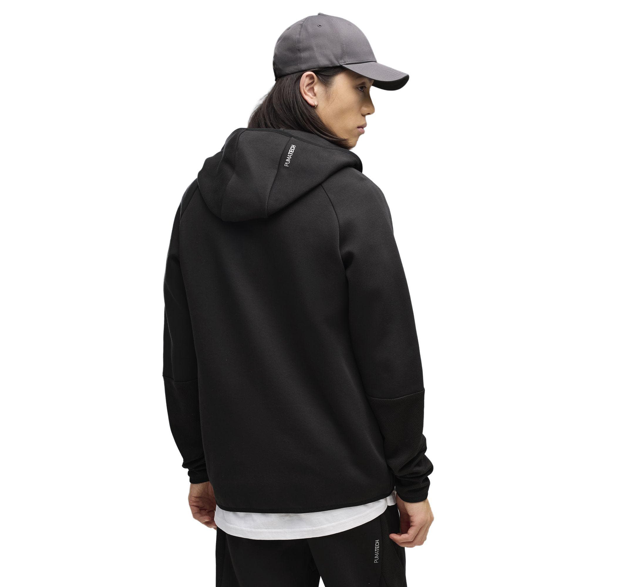 Puma Puma Tech Full-Zip Hoodie Erkek Ceket Siyah - 2