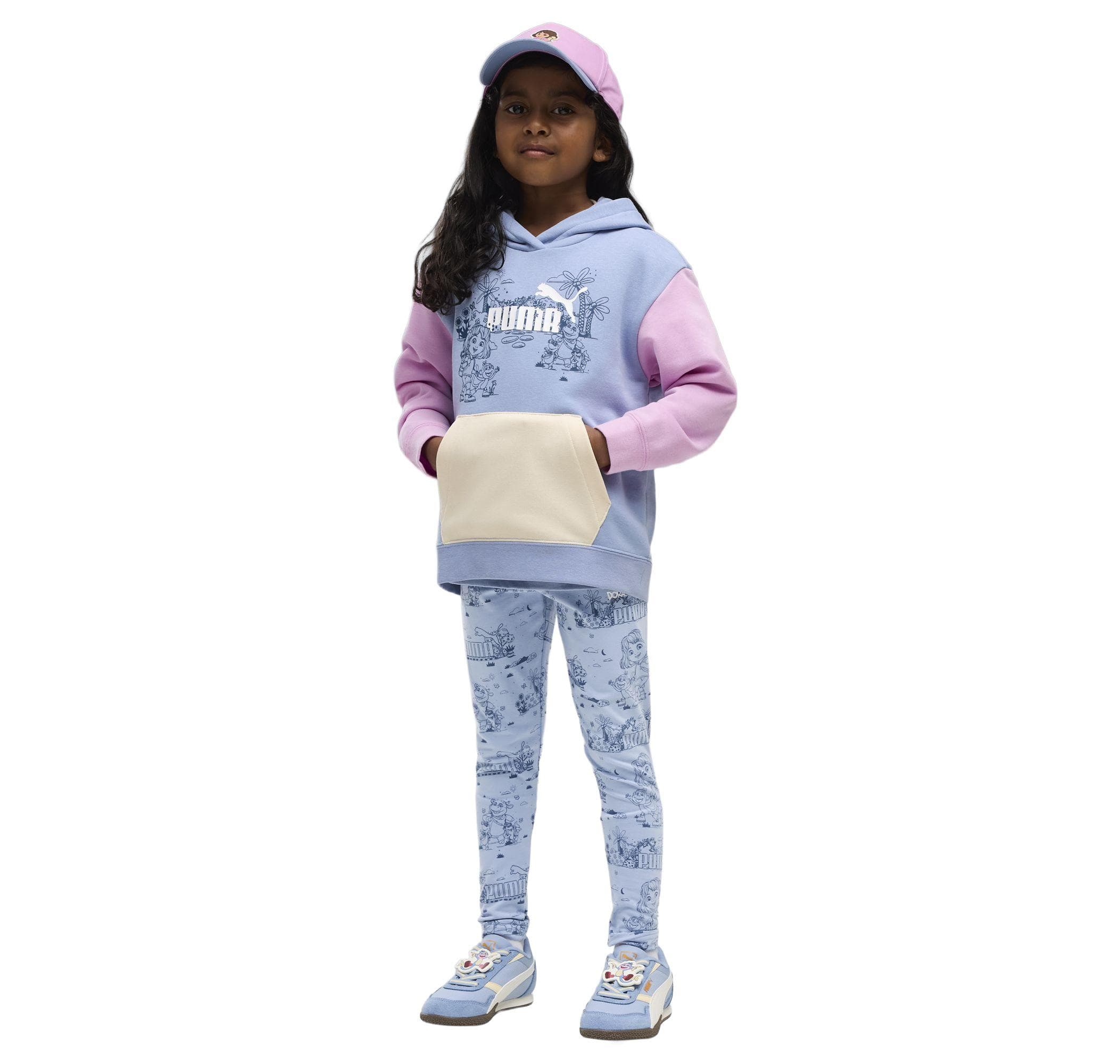 Puma Puma X Dora Leggings Çocuk Tayt Açık Mavi - 3