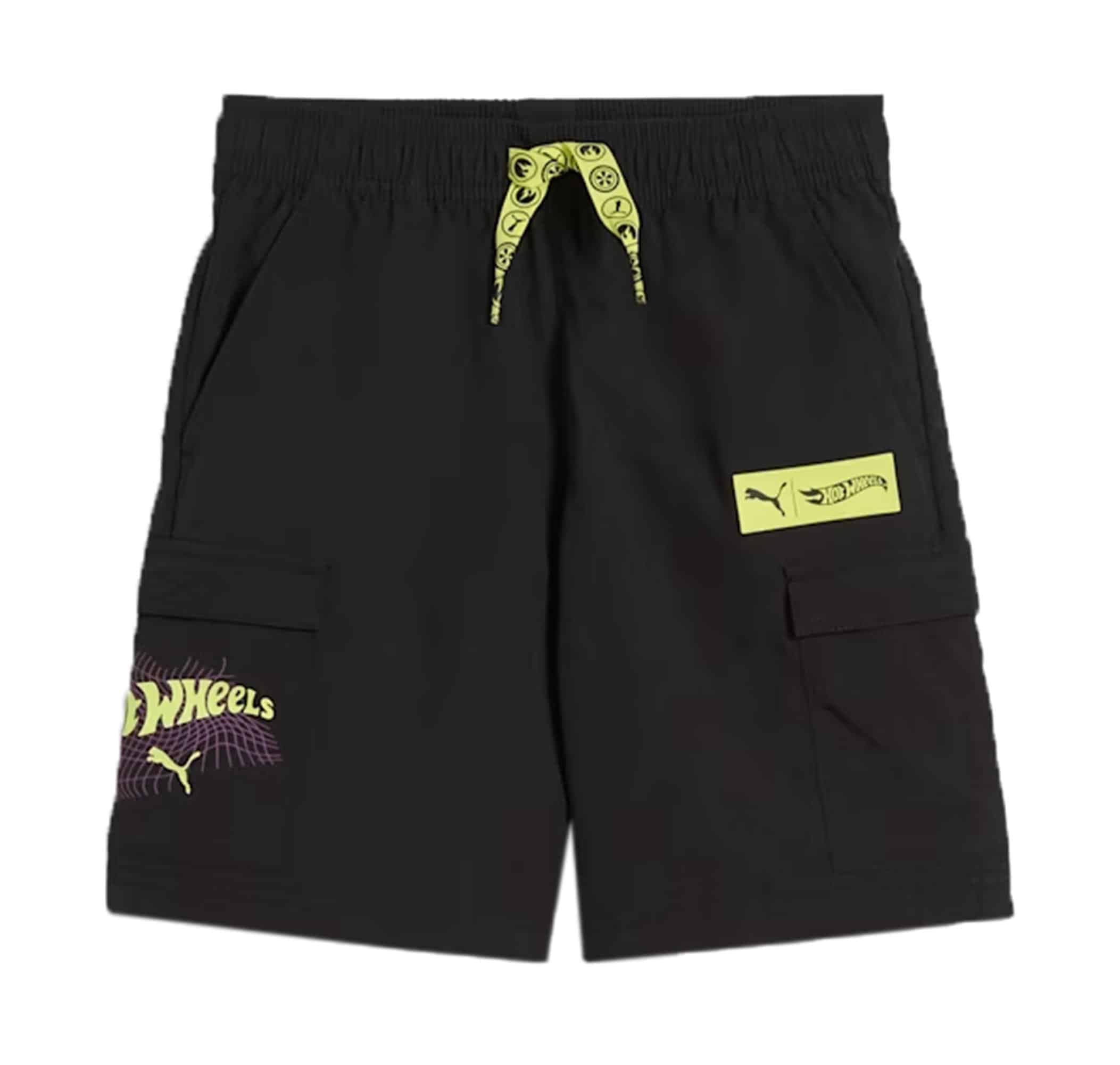 Puma Puma X Hot Wheels Shorts Çocuk Şort Ve Kapri Siyah