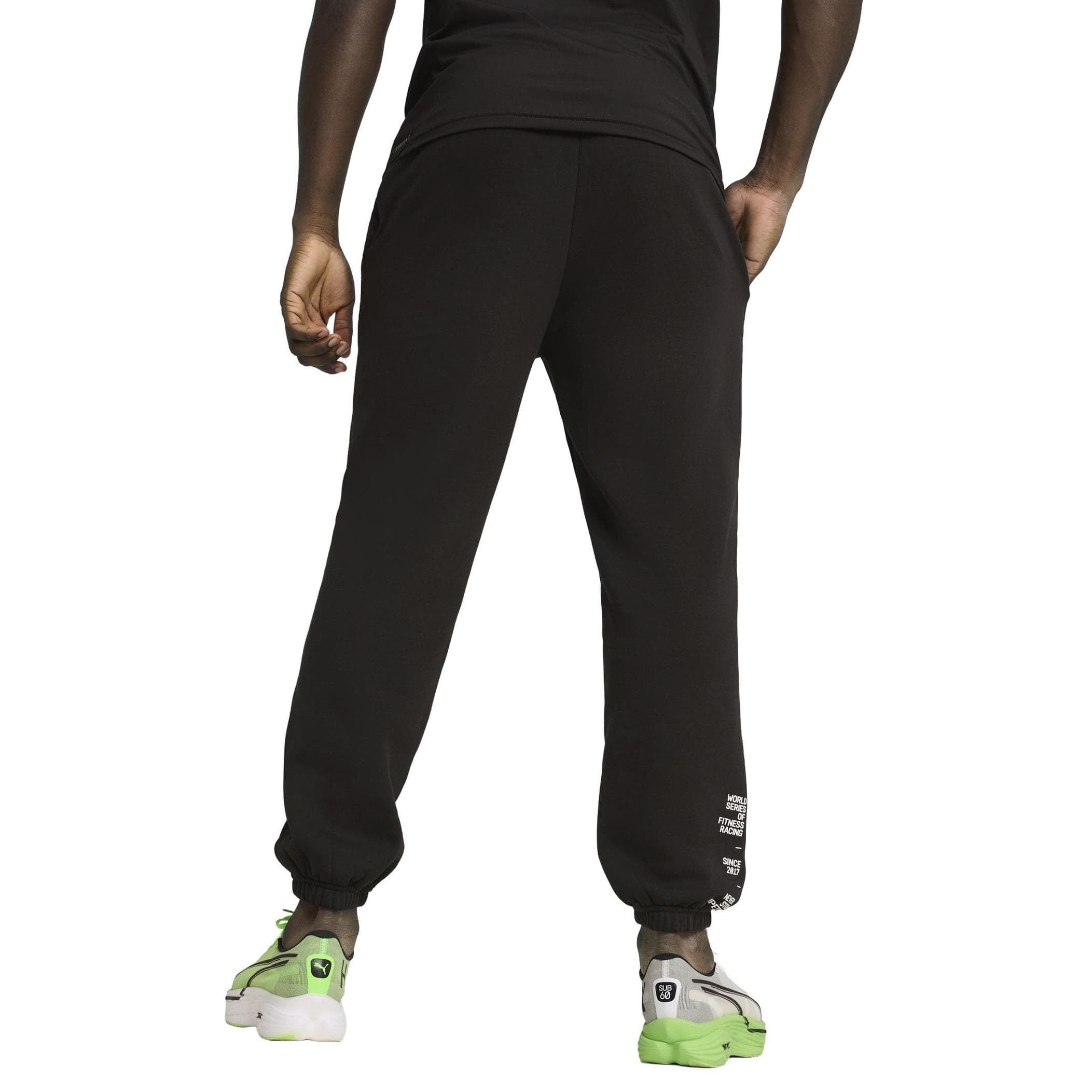 Puma Puma X Hyrox Fleece Sweatpant Erkek Eşofman Altı Siyah - 2