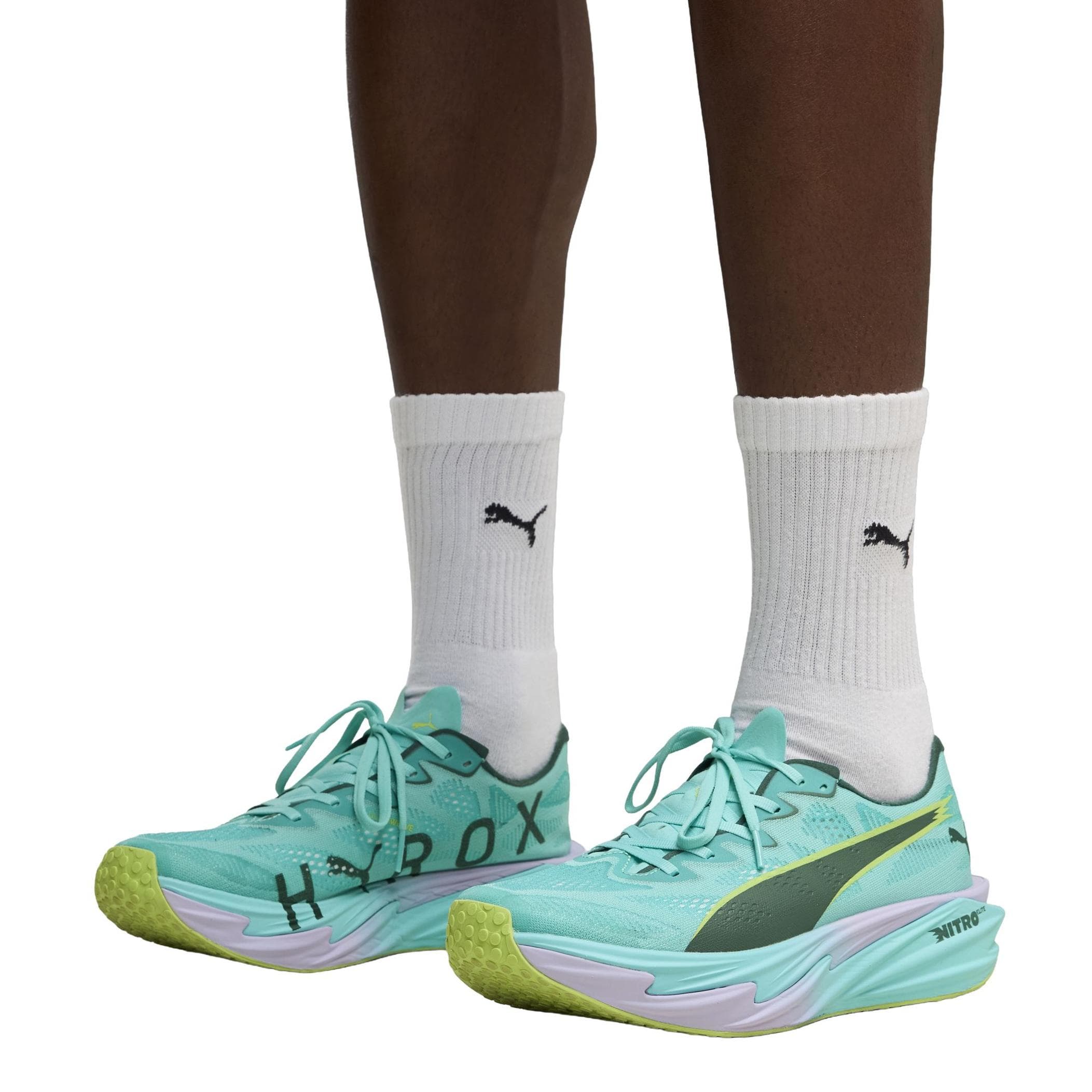 Puma Puma X Hyrox M Deviate Nıtro Elite 4 Erkek Spor Ayakkabı Yeşil - 6