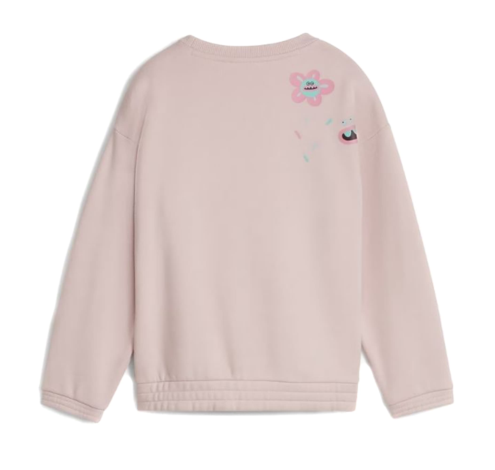 Puma Puma X Trolls Graphic Crew Çocuk Sweatshirt Pembe - 2