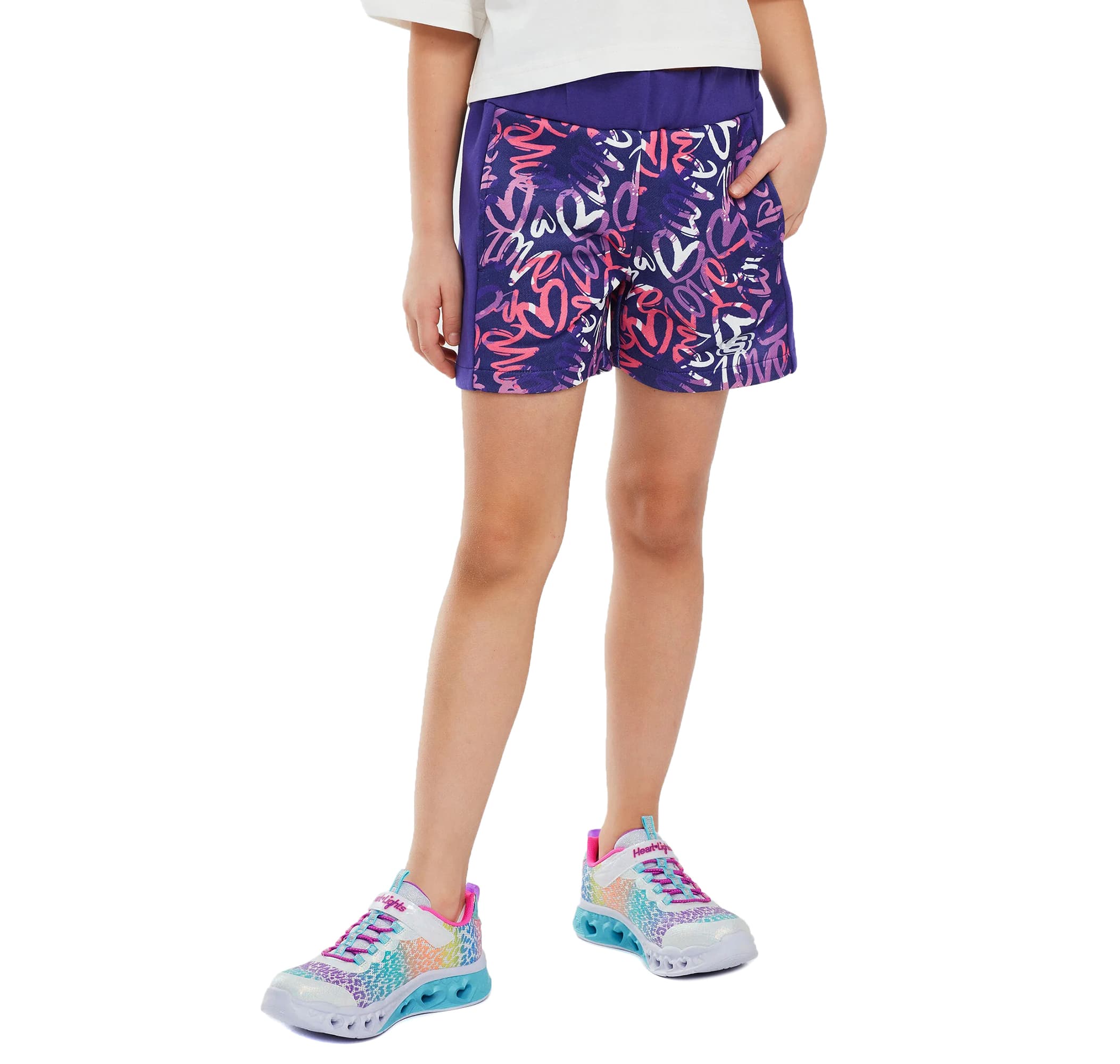 Skechers Skechers 2Xı-Lock G 3 İnch Short Çocuk Şort Ve Kapri Mor