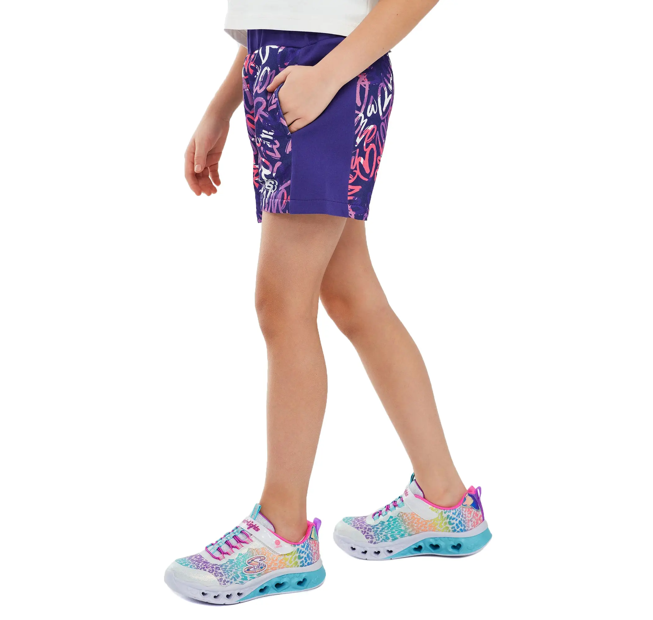 Skechers Skechers 2Xı-Lock G 3 İnch Short Çocuk Şort Ve Kapri Mor - 2