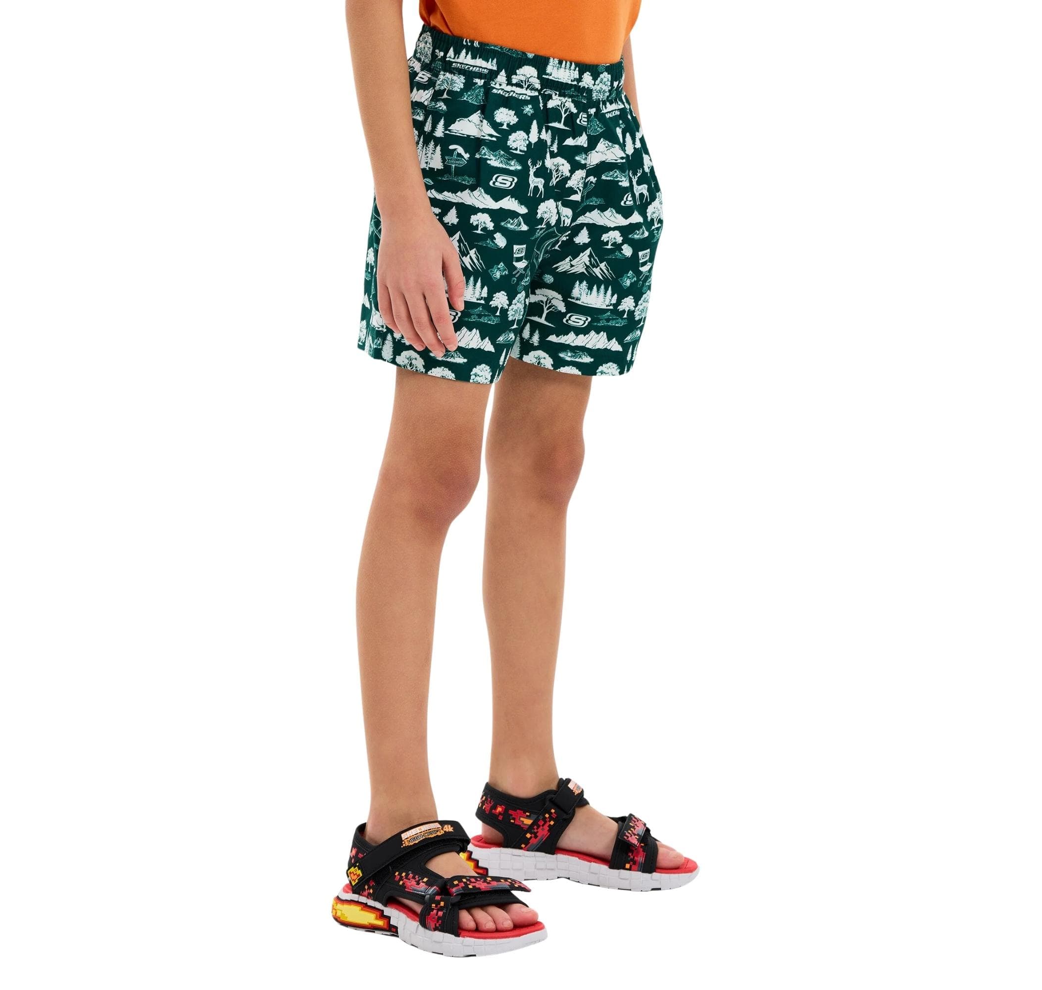 Skechers Skechers B 5 Inch Swimshort Çocuk Mayo Yeşil - 2