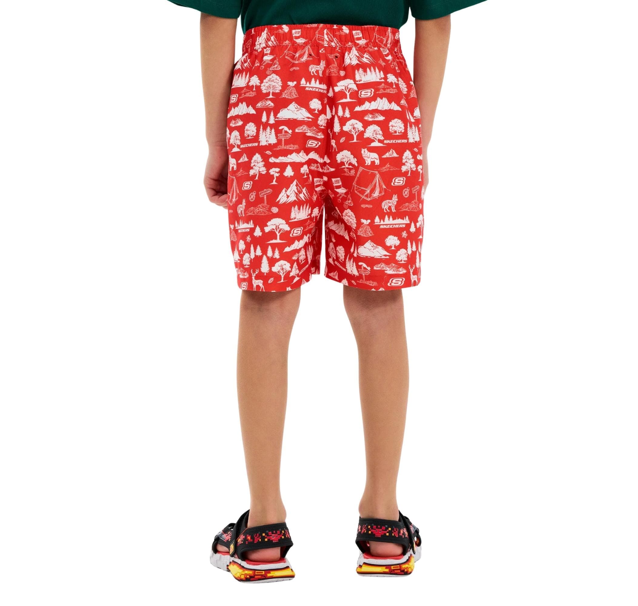 Skechers Skechers B 5 Inch Swimshort Çocuk Mayo Kırmızı - 3
