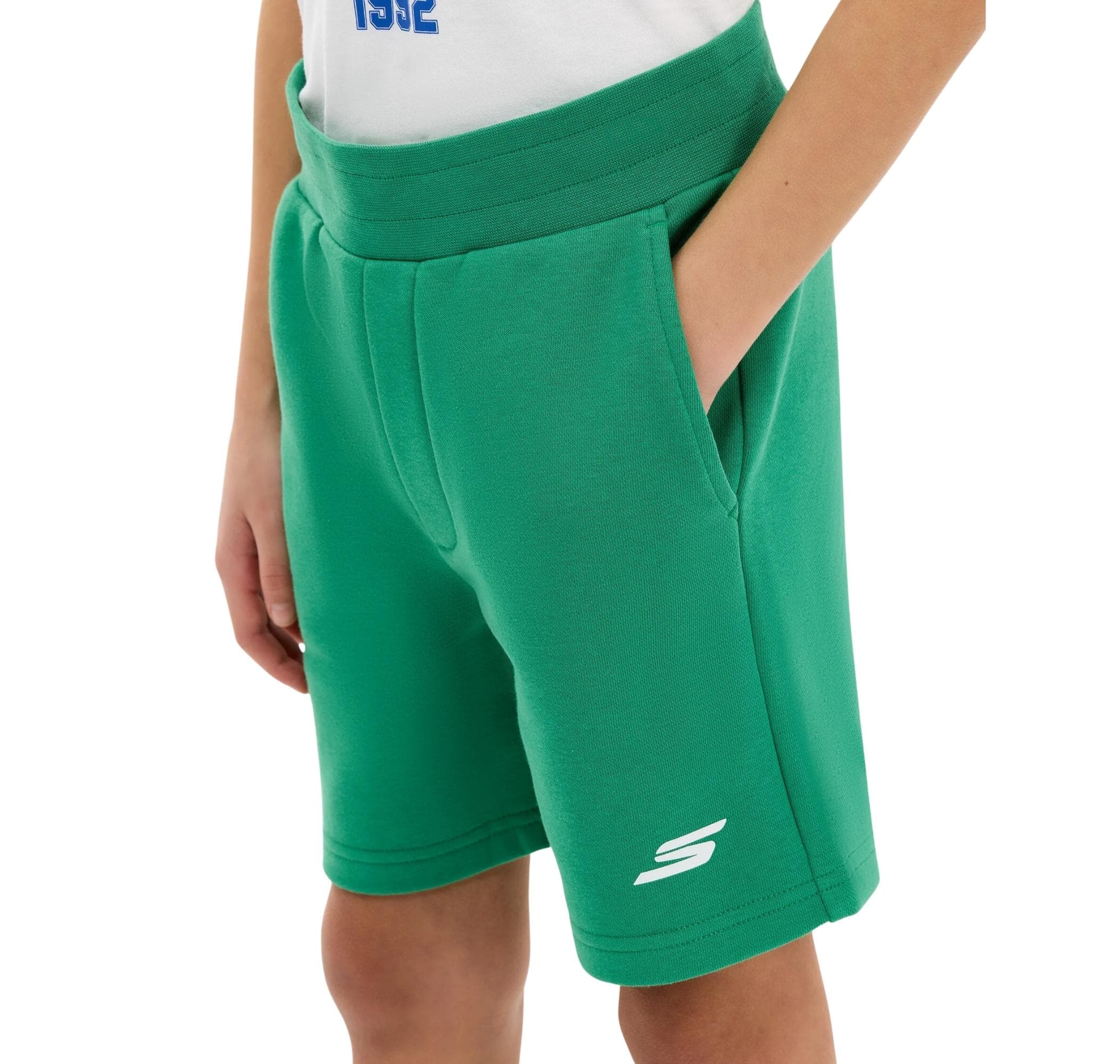 Skechers Skechers B Lw Fleece Sweat Short Çocuk Şort Ve Kapri Yeşil - 2