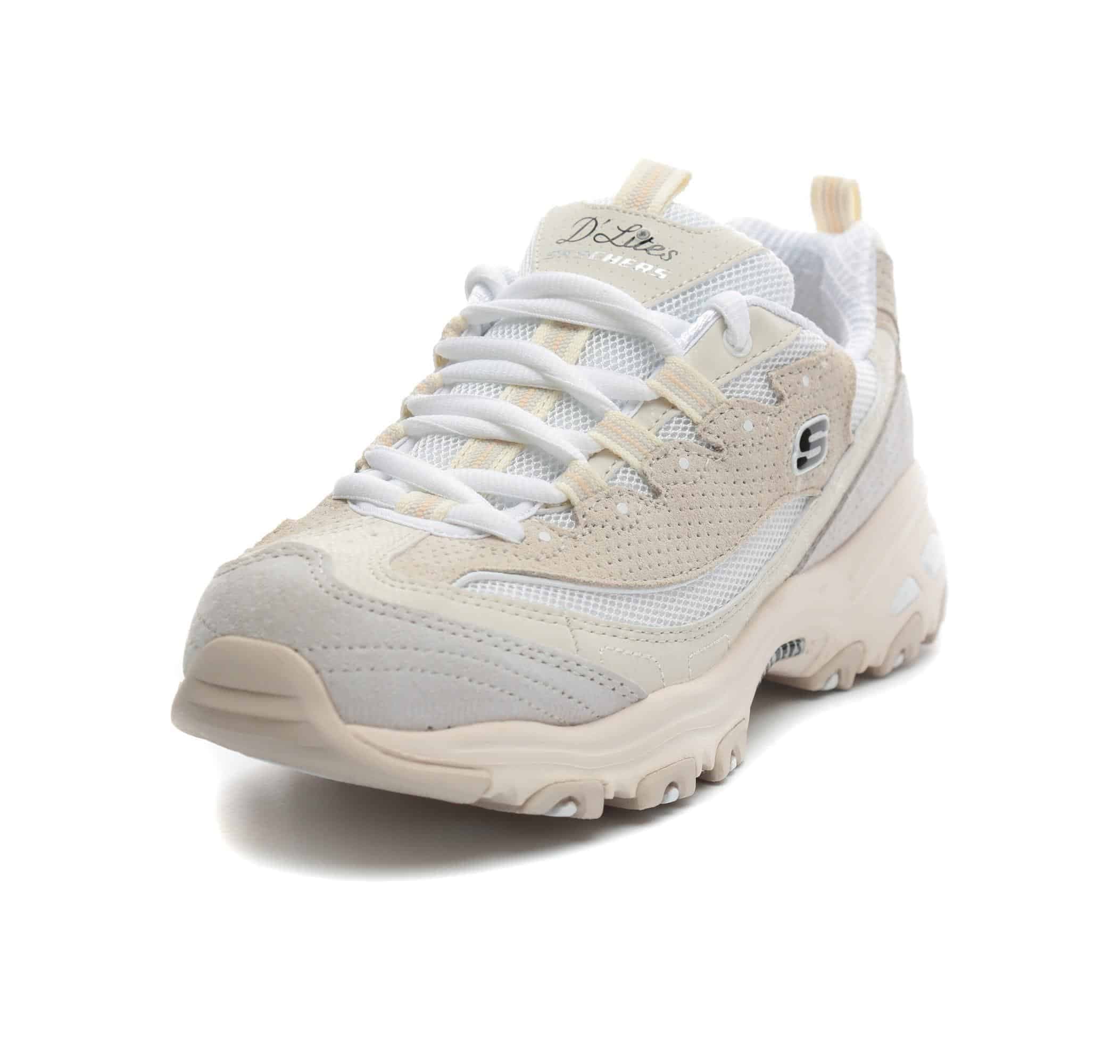 Skechers Skechers D'lıtes-Free Energy Kadın Spor Ayakkabı Krem - 2