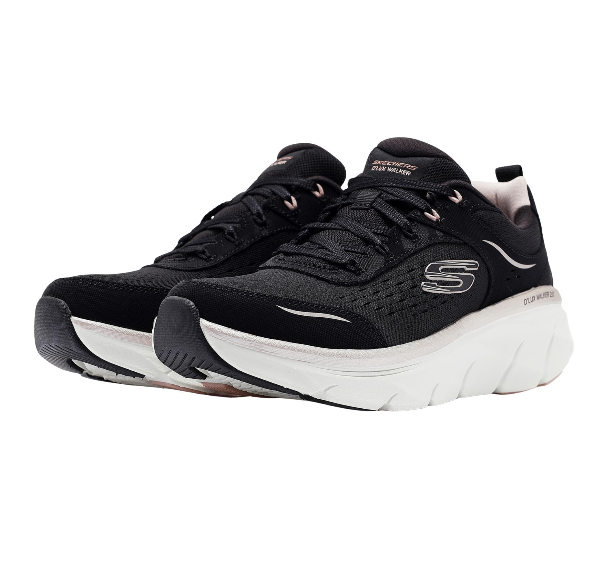 Skechers Skechers D'lux Walker 2.0 Kadın Spor Ayakkabı Siyah - 2