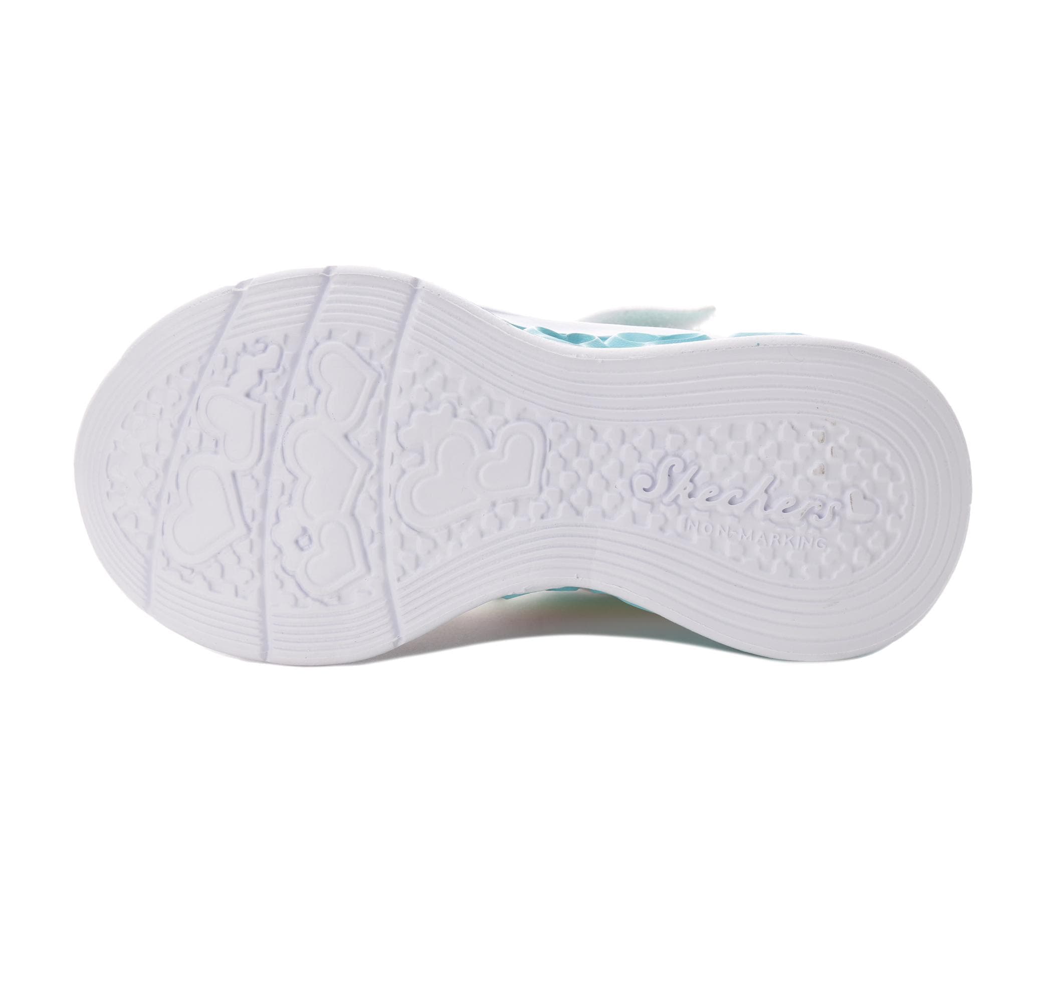 Skechers Skechers Flutter Heart Lights - Groovy Swirl Çocuk Spor Ayakkabı Beyaz - 2