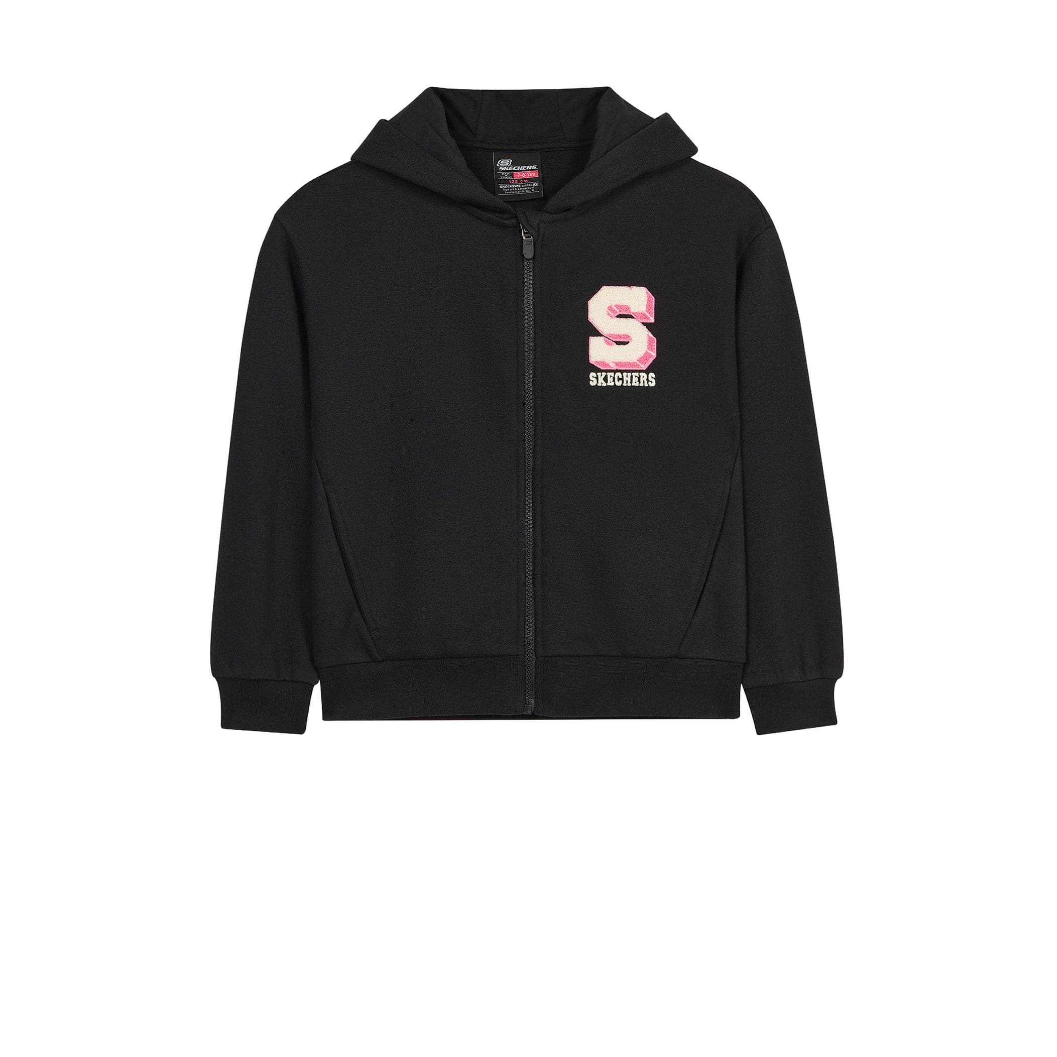 Skechers Skechers G Lw Collage Full Zıp Sweatshirt Çocuk Sweatshirt Siyah