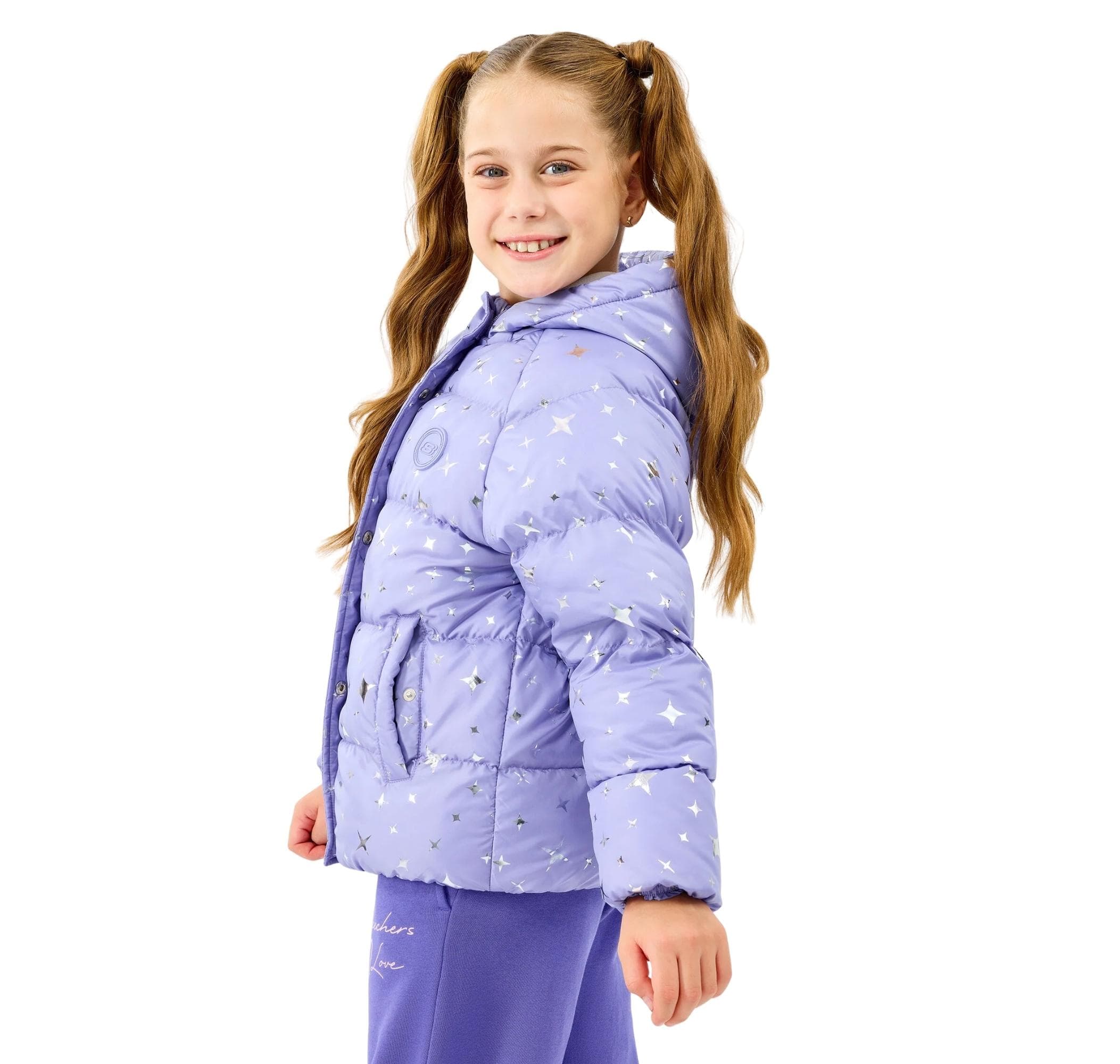 Skechers Skechers G Puffer Jacket Çocuk Mont Mavi - 2
