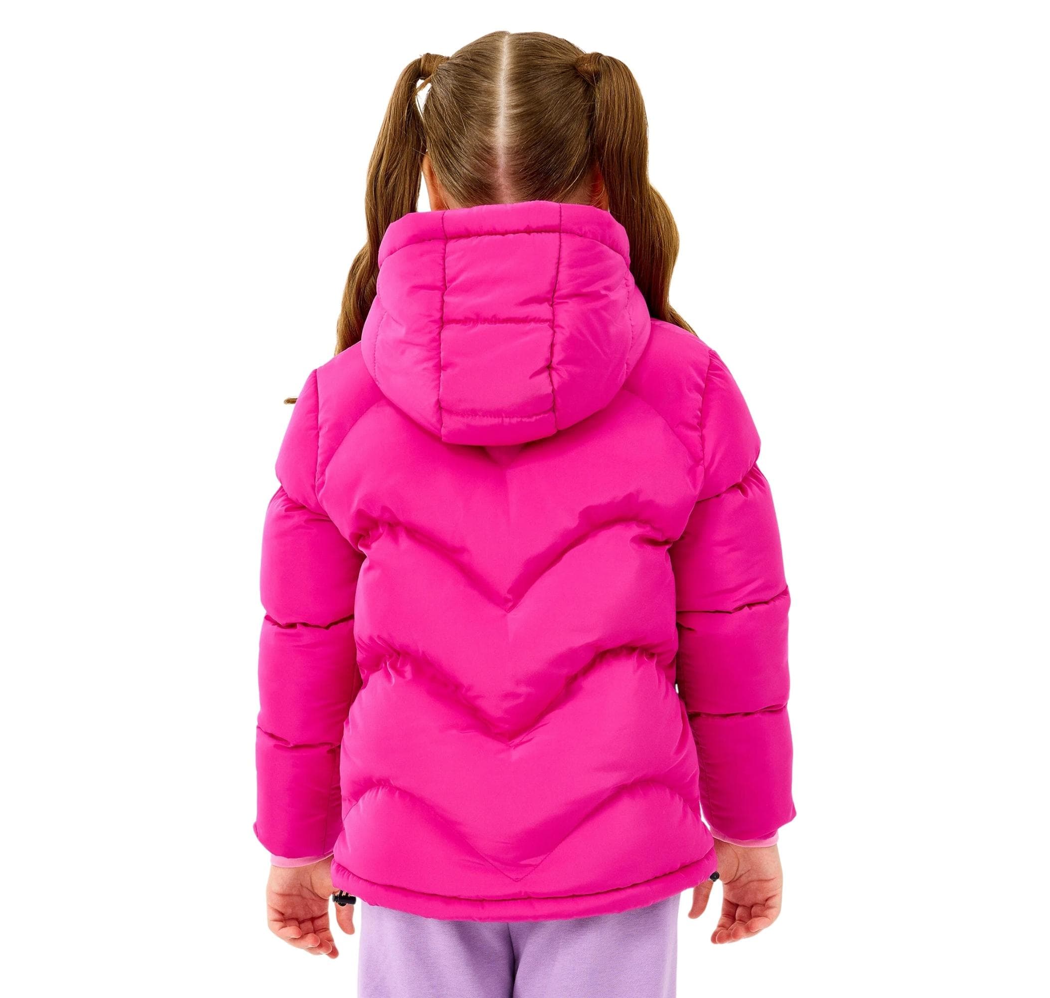 Skechers Skechers G Puffer Jacket Çocuk Mont Pembe - 3
