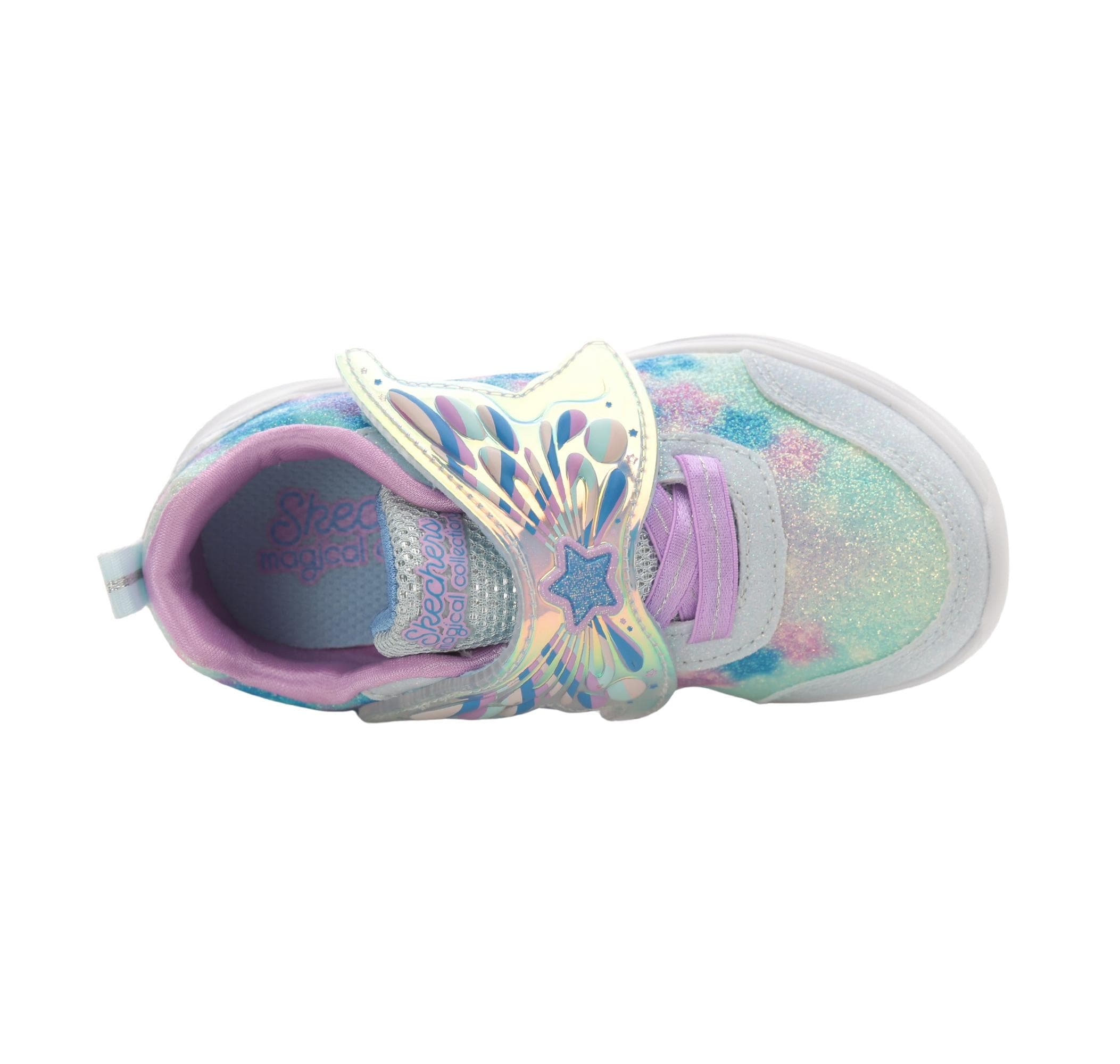 Skechers Skechers Glimmer Kicks - Magical Wings Çocuk Spor Ayakkabı Mavi - 5
