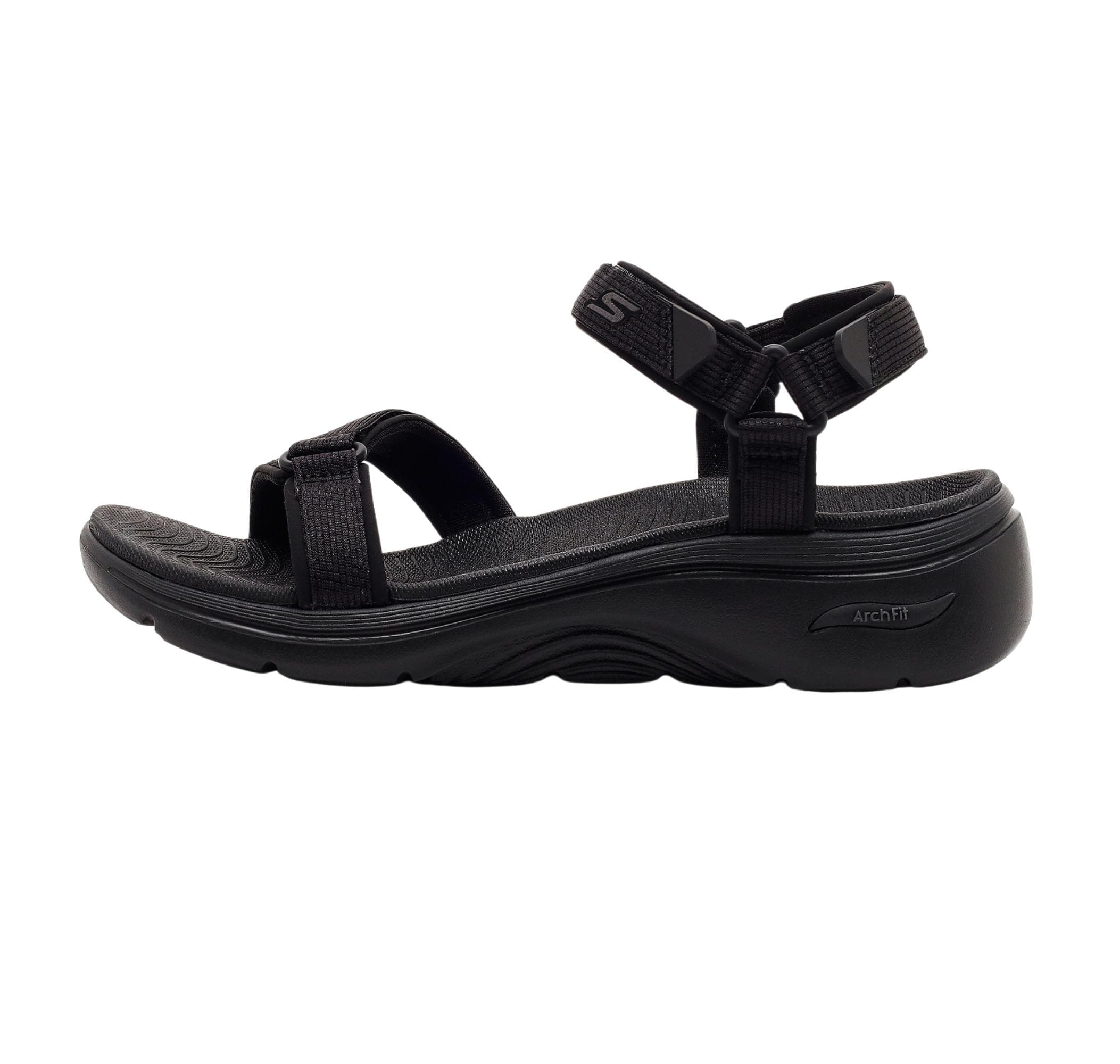Skechers Skechers Go Walk Arch Fıt 2.0 Sandal Kadın Sandalet Siyah
