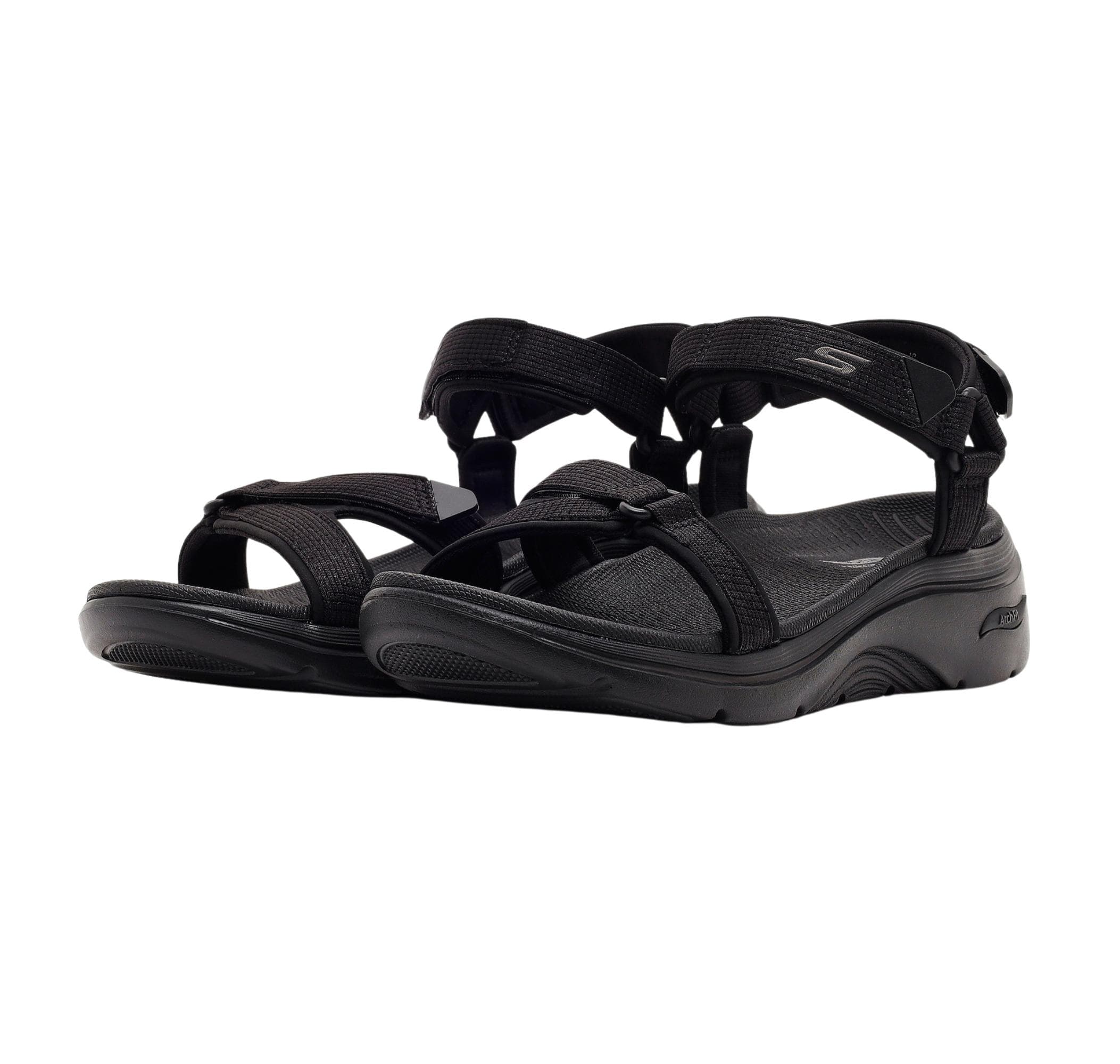 Skechers Skechers Go Walk Arch Fıt 2.0 Sandal Kadın Sandalet Siyah - 2