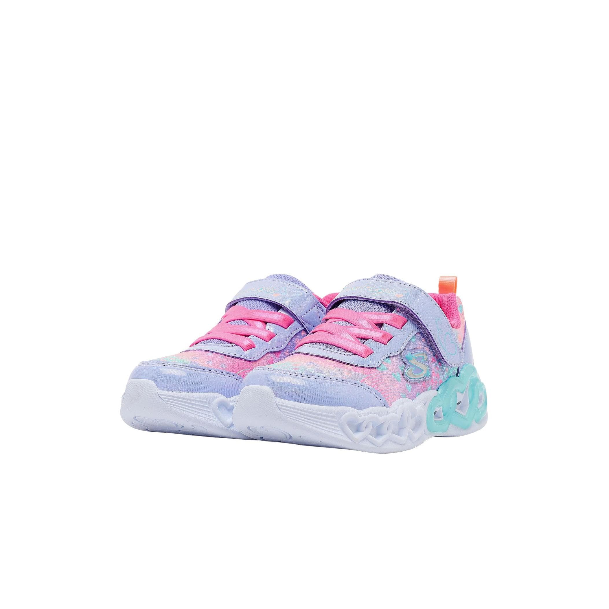 Skechers Skechers Infınıte Heart Lıghts - Heart Jewels Bebek Spor Ayakkabı Mor - 2