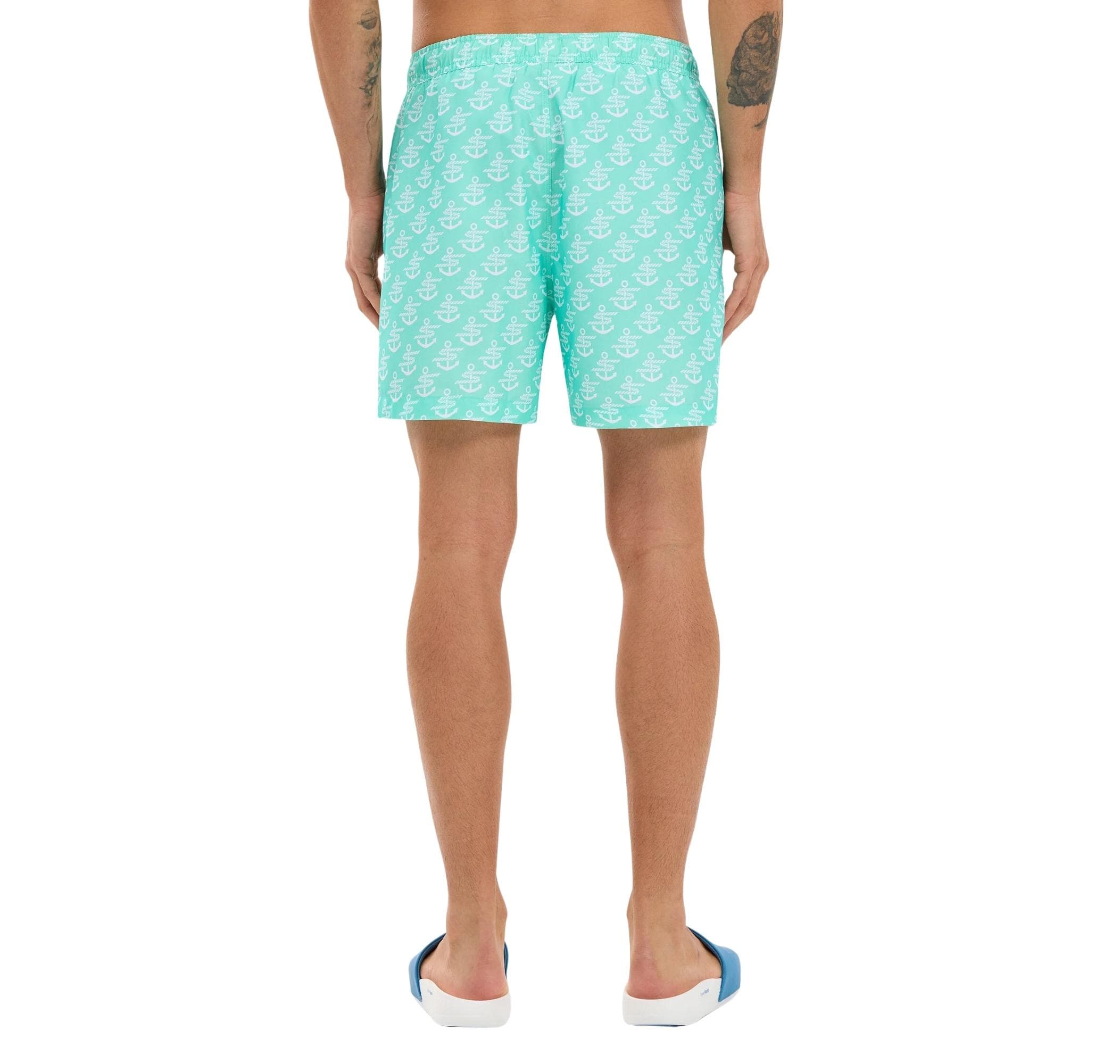 Skechers Skechers M 5 Inch Swimshort Erkek Mayo Mavi - 4