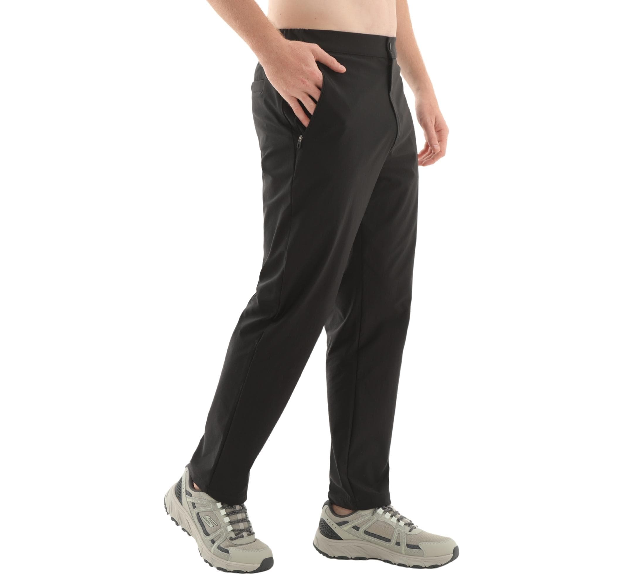 Skechers Skechers M Coated Slim Pant Erkek Eşofman Altı Siyah - 3