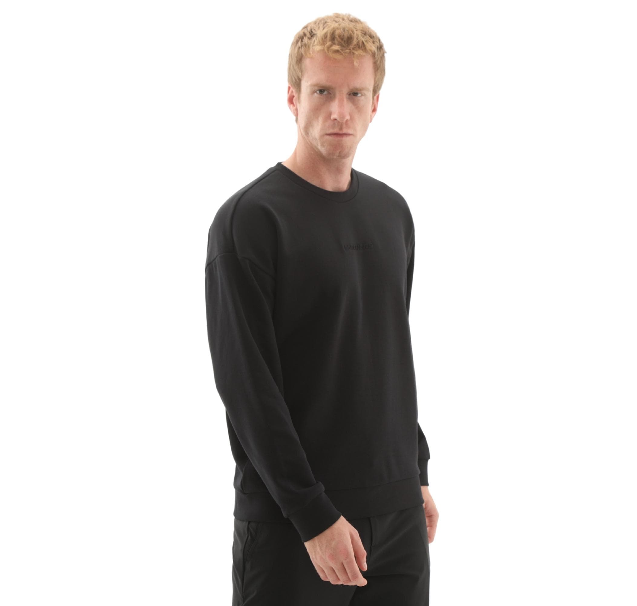 Skechers Skechers M Essential Crewneck Erkek Sweatshirt Siyah - 2