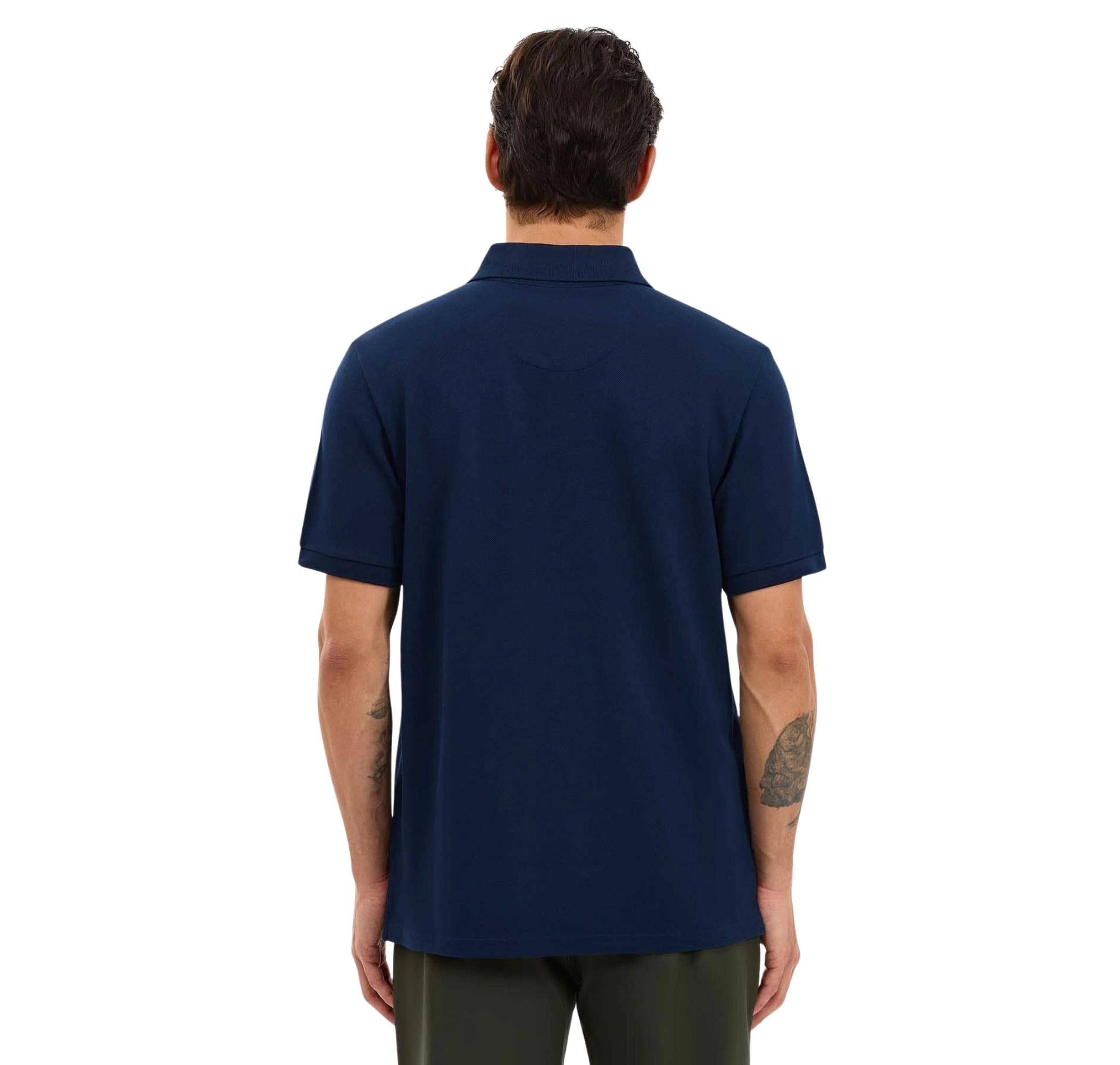 Skechers Skechers M Logo Printed Polo Erkek T-Shirt Lacivert - 4