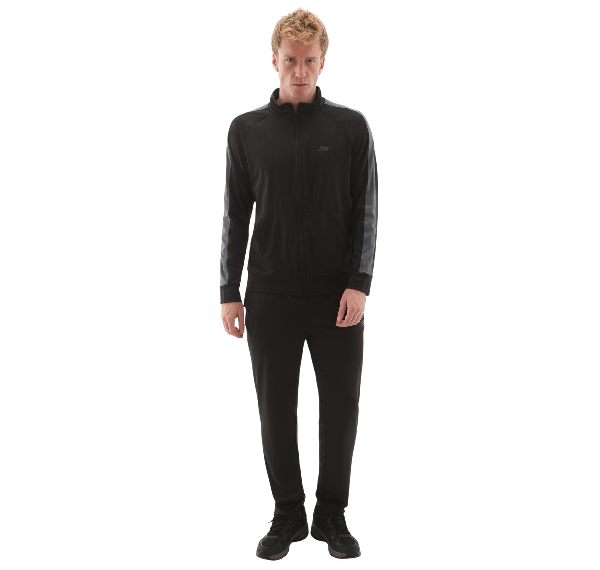 Skechers Skechers M Micro Essential Suit Erkek Eşofman Takımı Siyah